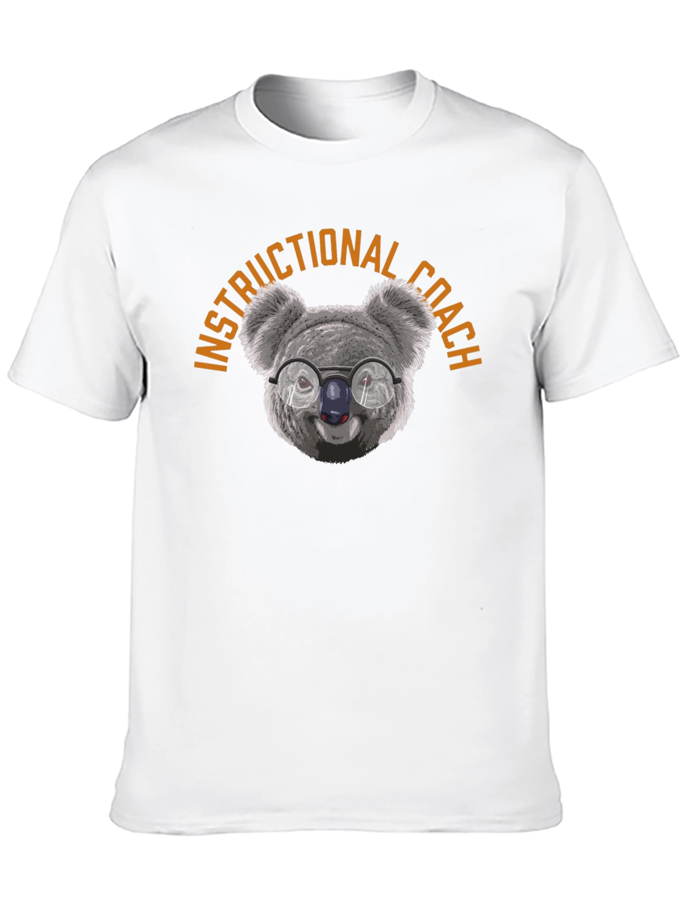Black Instructional Coach Koala T-Shirt view 10