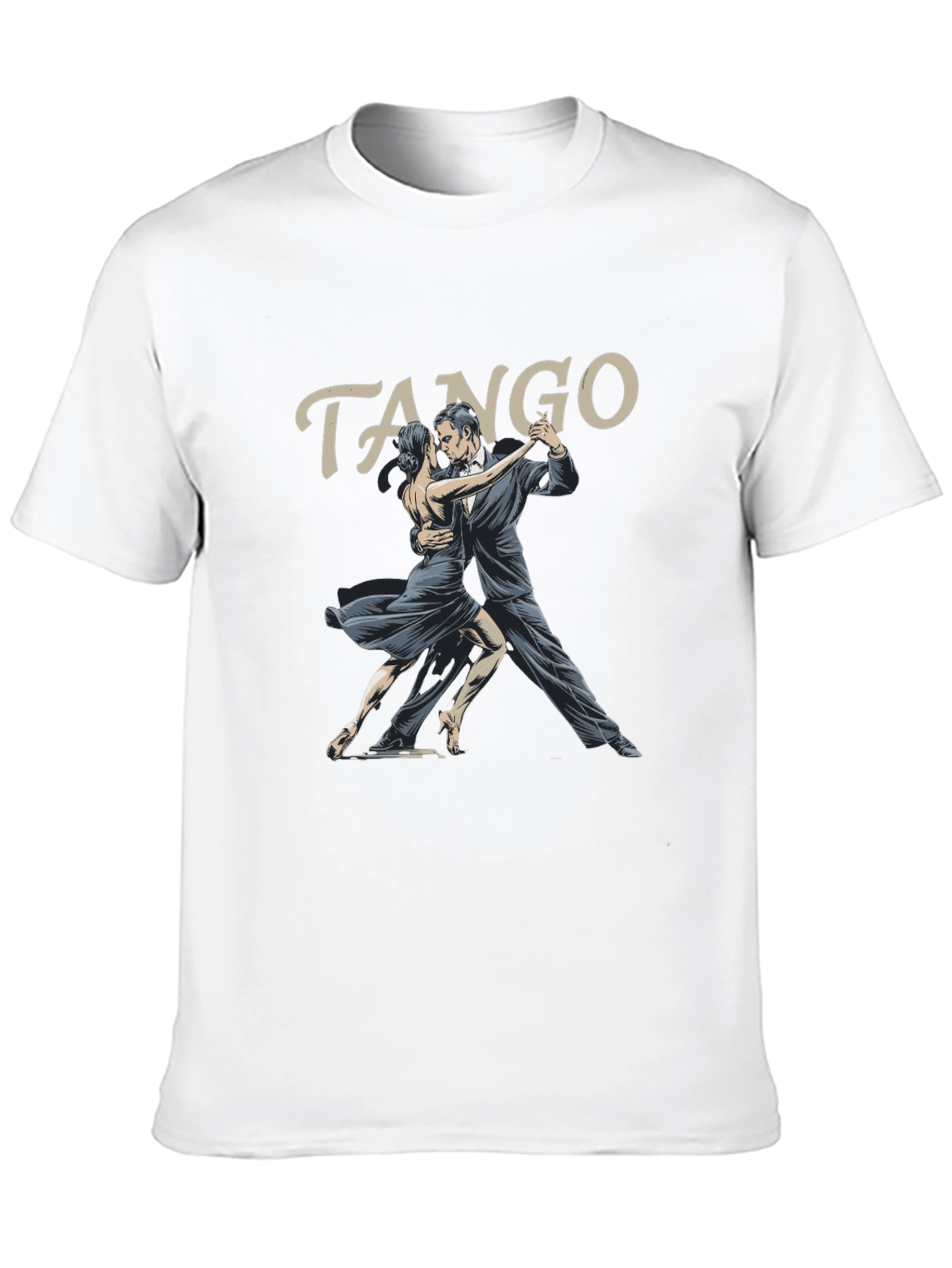 Black Tango Dancer Graphic T-Shirt - Black view 10