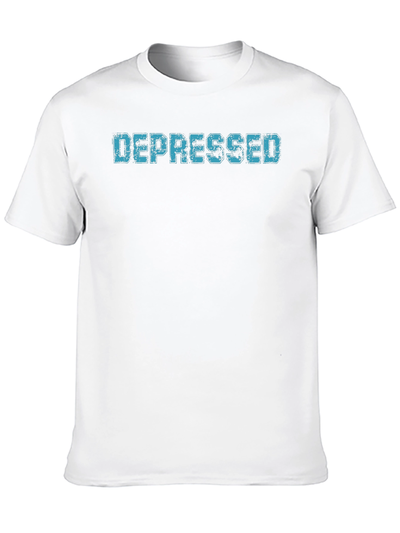 Black Depressed Graphic Print T-Shirt view 10