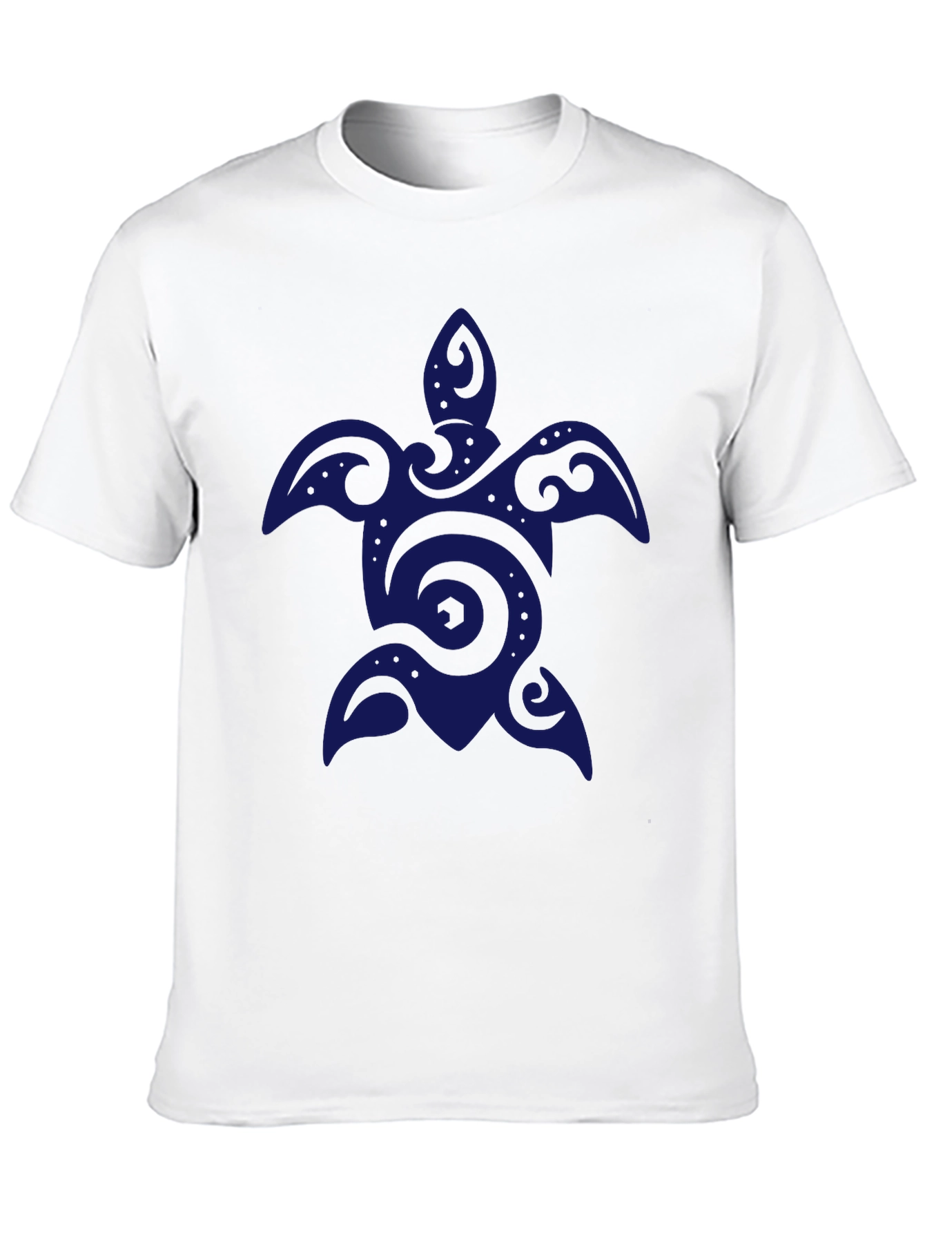 Black Men's Black Turtle Graphic T-Shirt view 10