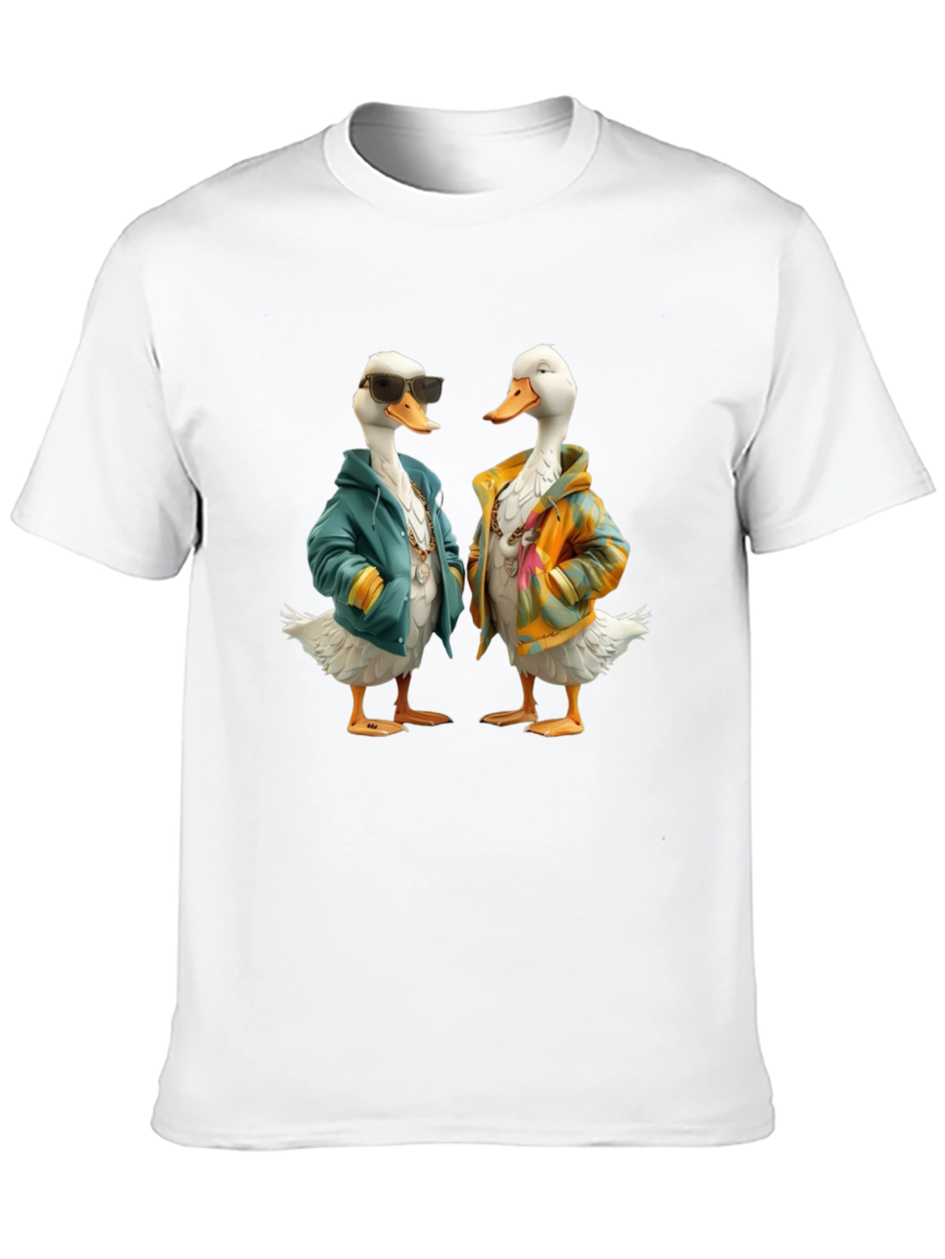 Black Cool Duck Crewneck T-Shirt view 10