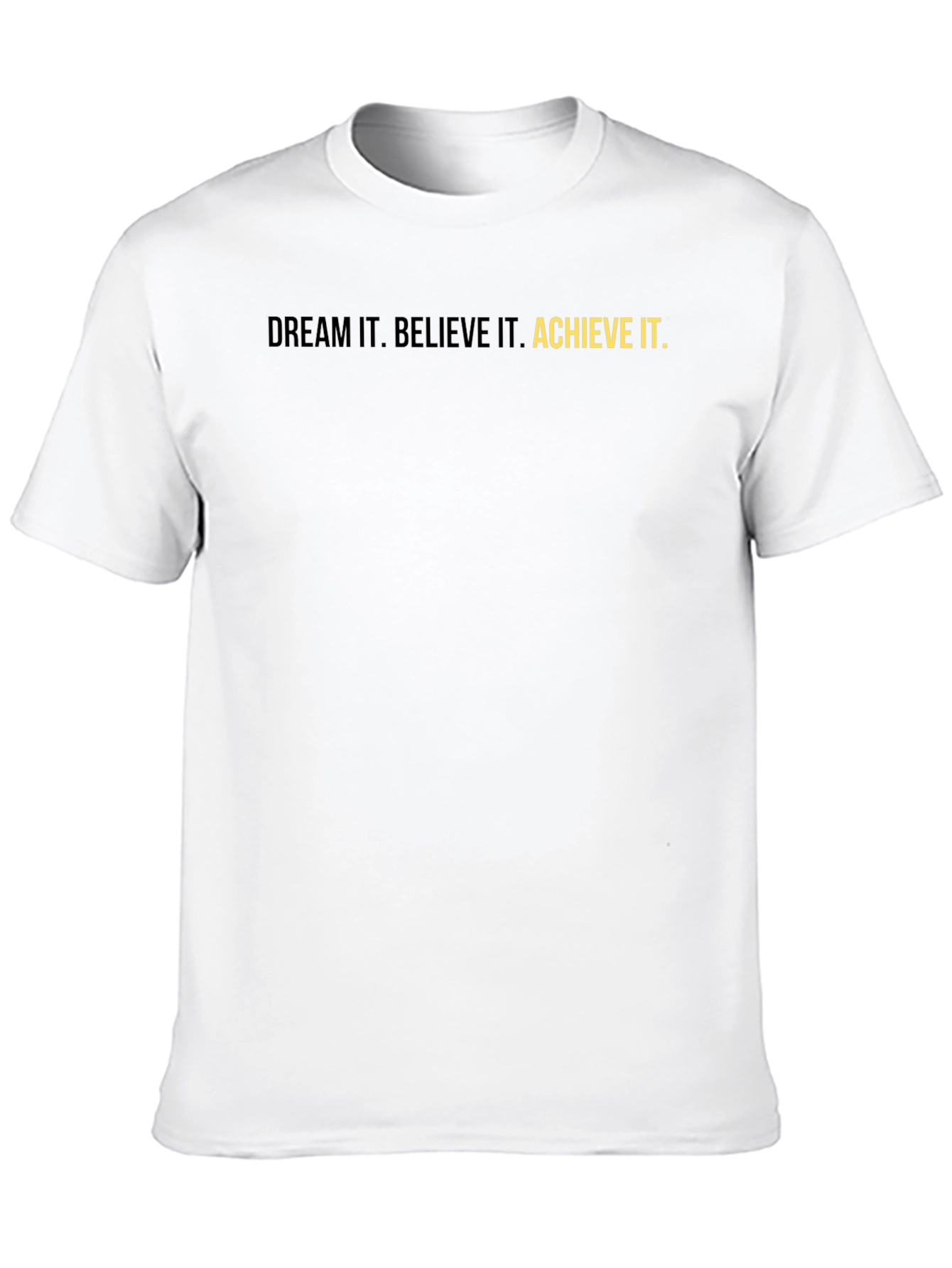 Black Dream Achieve Motivational T-Shirt view 10