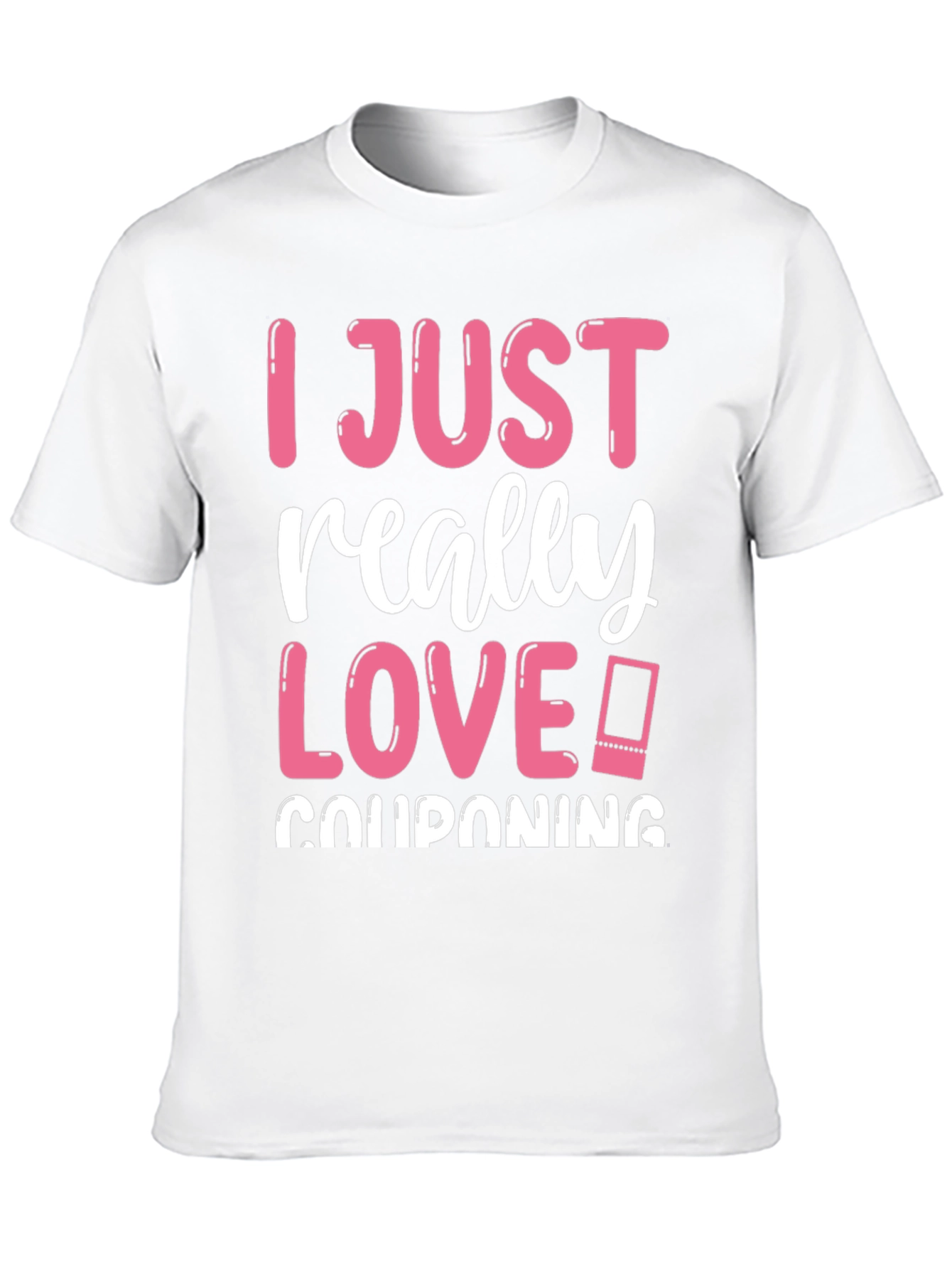Black I Just Really Love Couponing Graphic T-Shirt view 10