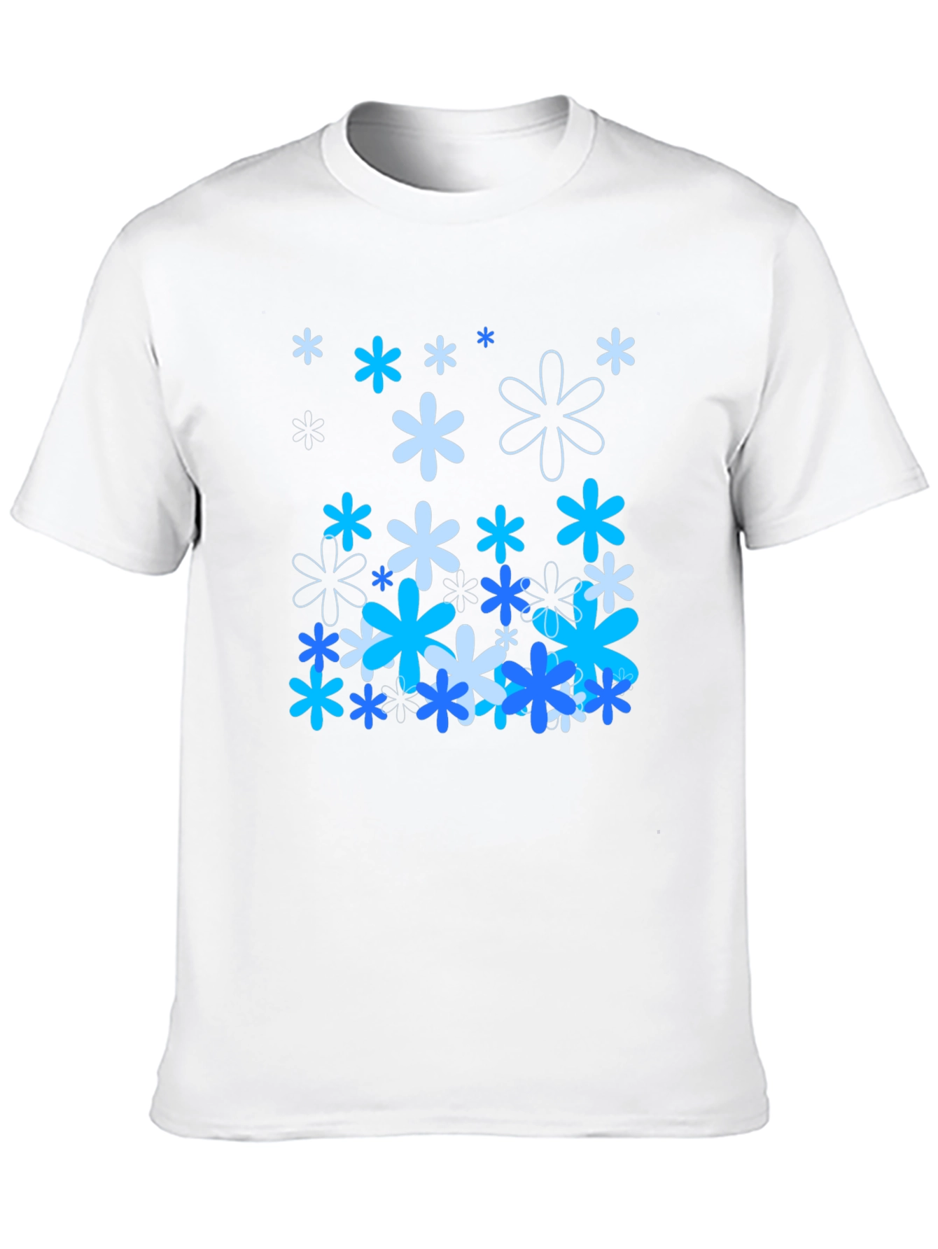 Black Floral Print Black T-Shirt view 10