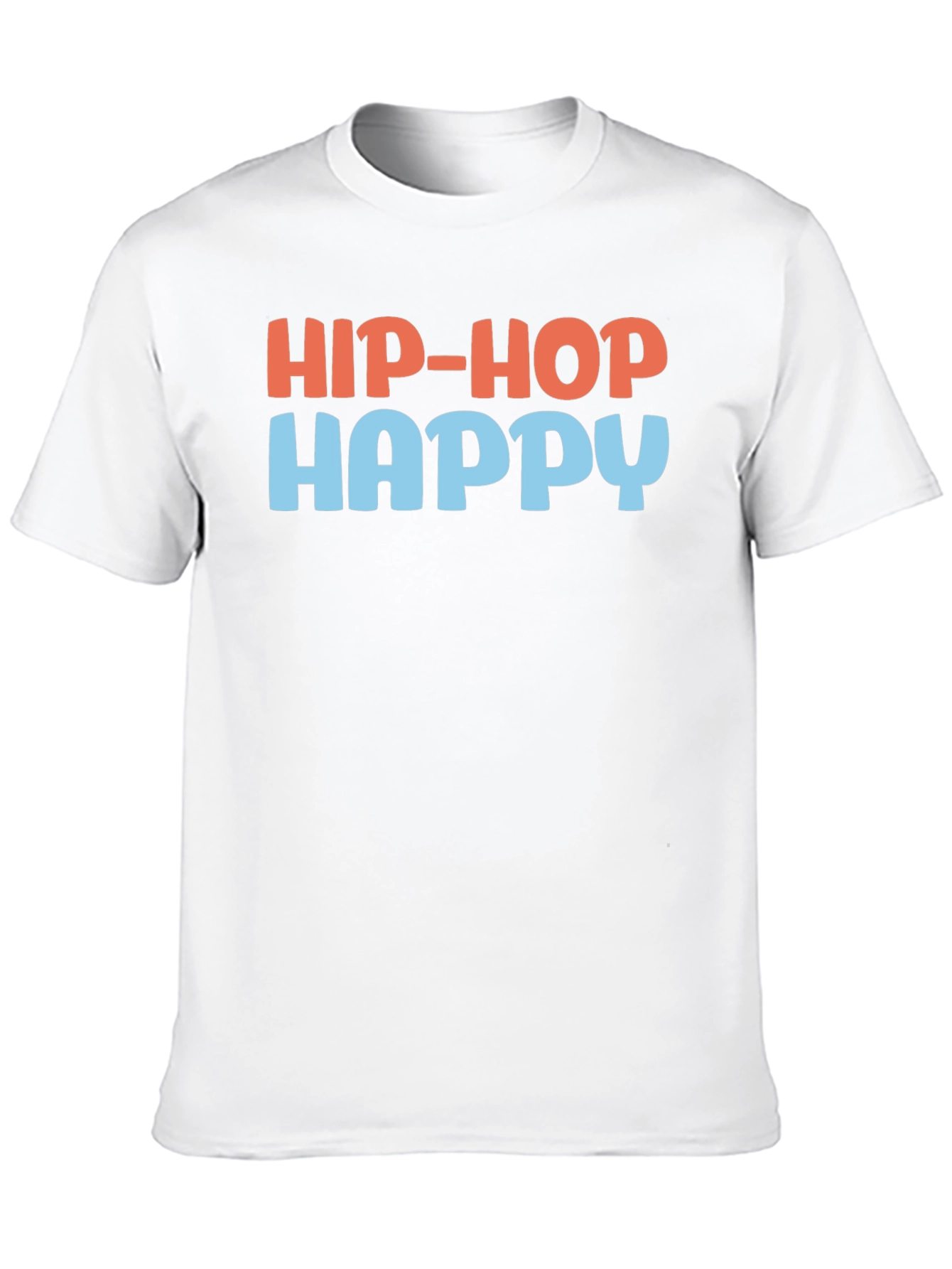 Black Hip-Hop Happy Graphic Tee - Unisex view 10