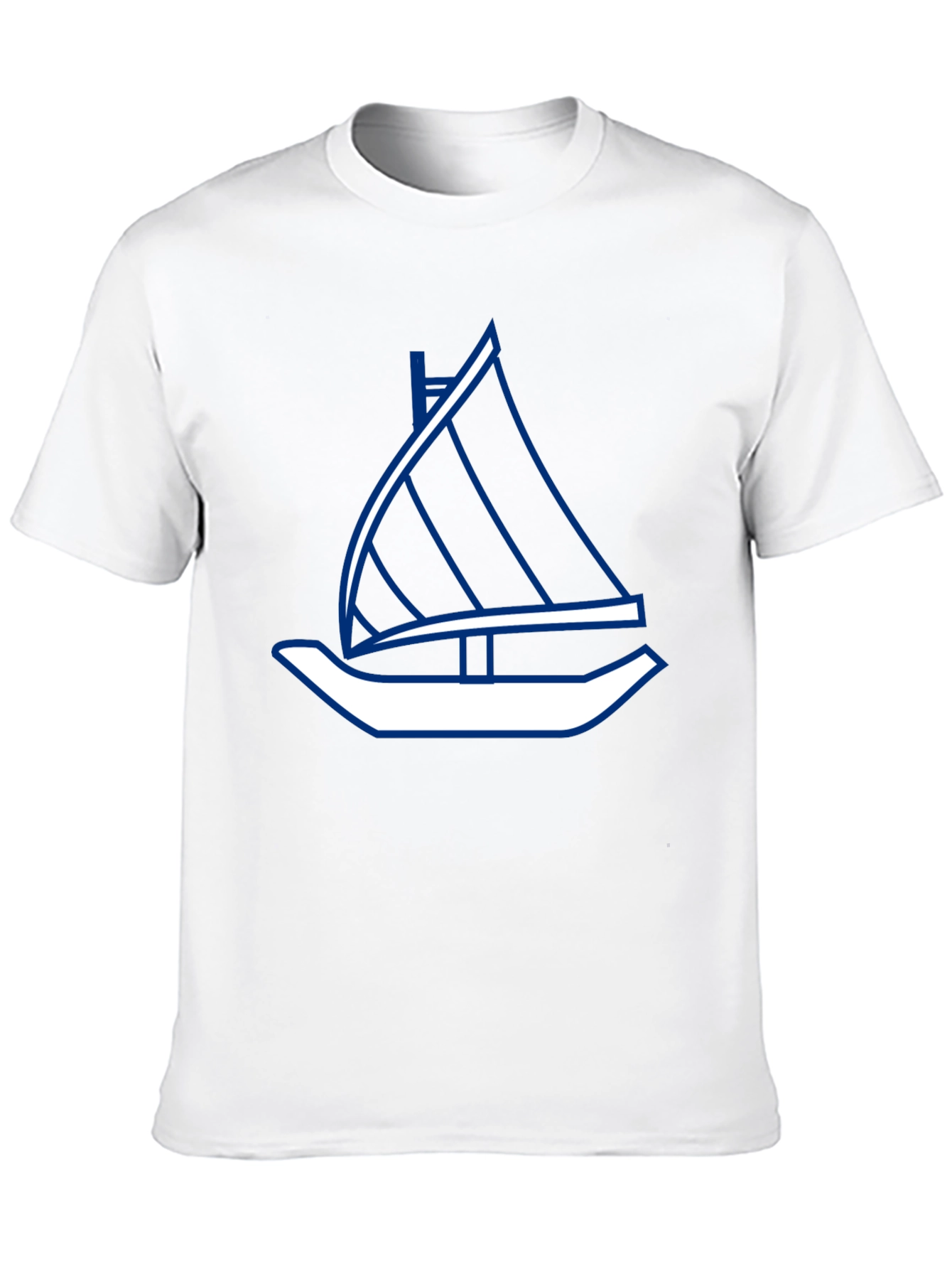 Black Sailboat Graphic Tee - Stylish Black T-Shirt view 10