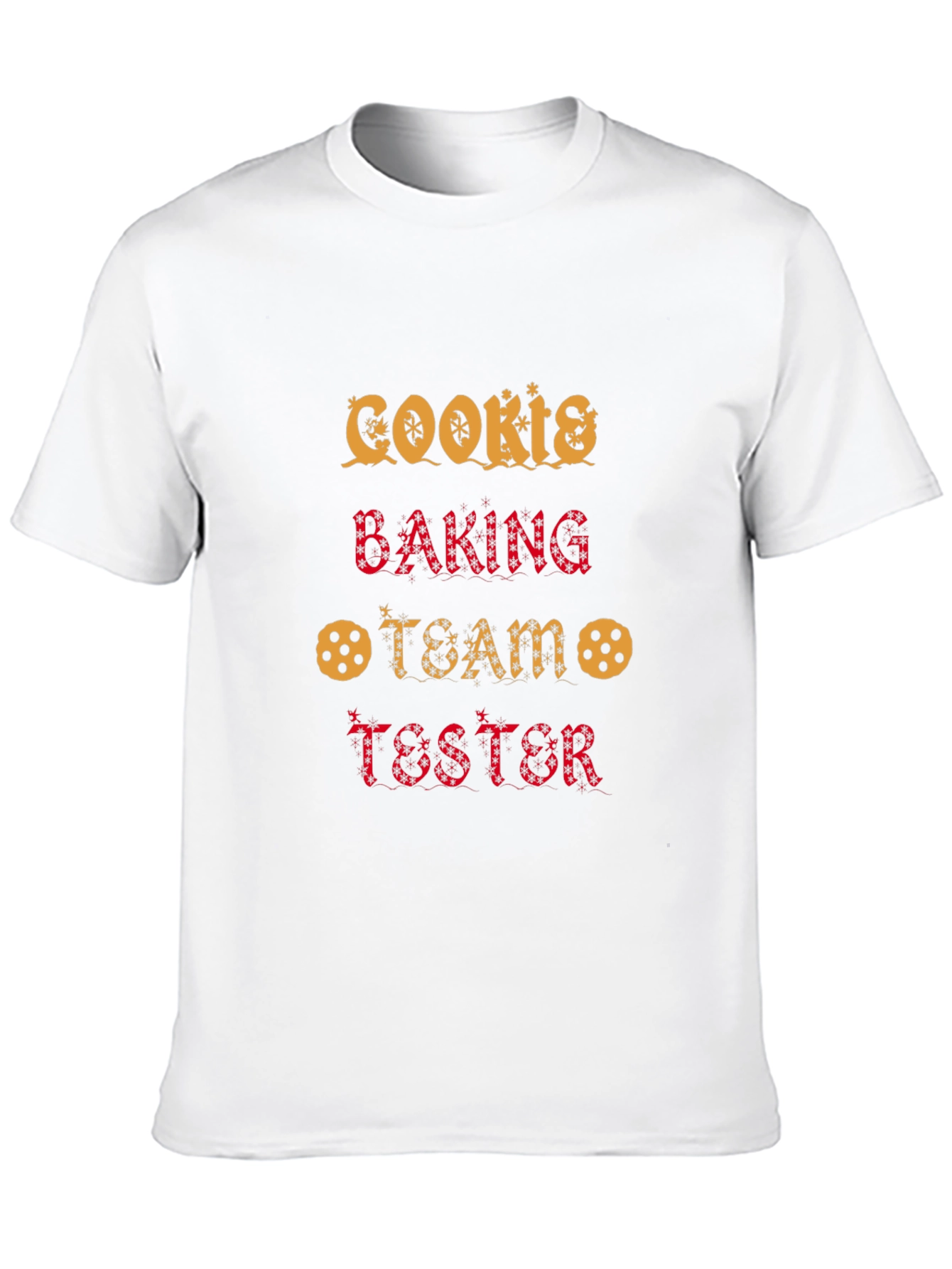 Black Cookies Baking Team Tester T-Shirt - Black view 10
