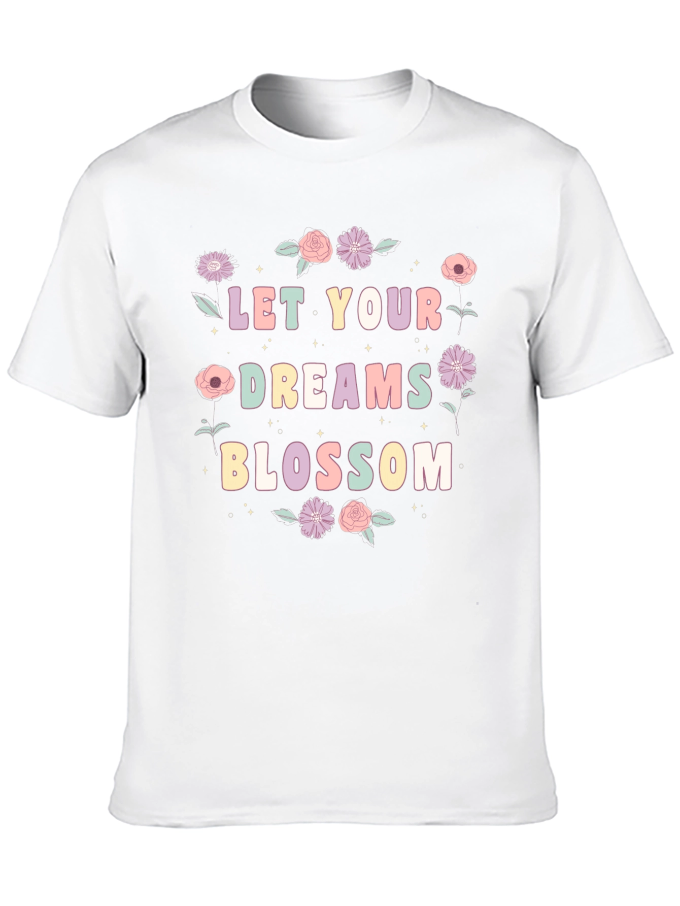 Black Let Your Dreams Blossom T-Shirt view 10