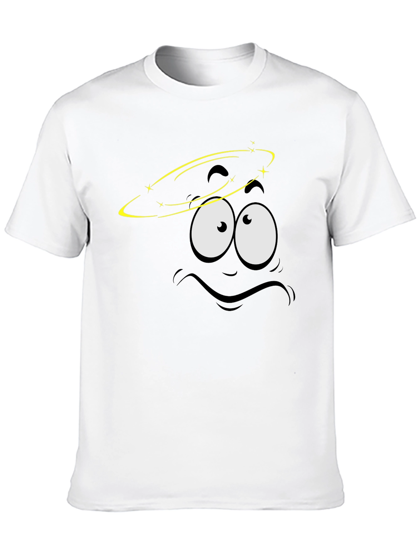 Black Dizzy Face Graphic T-Shirt - Soft Cotton Tee view 10