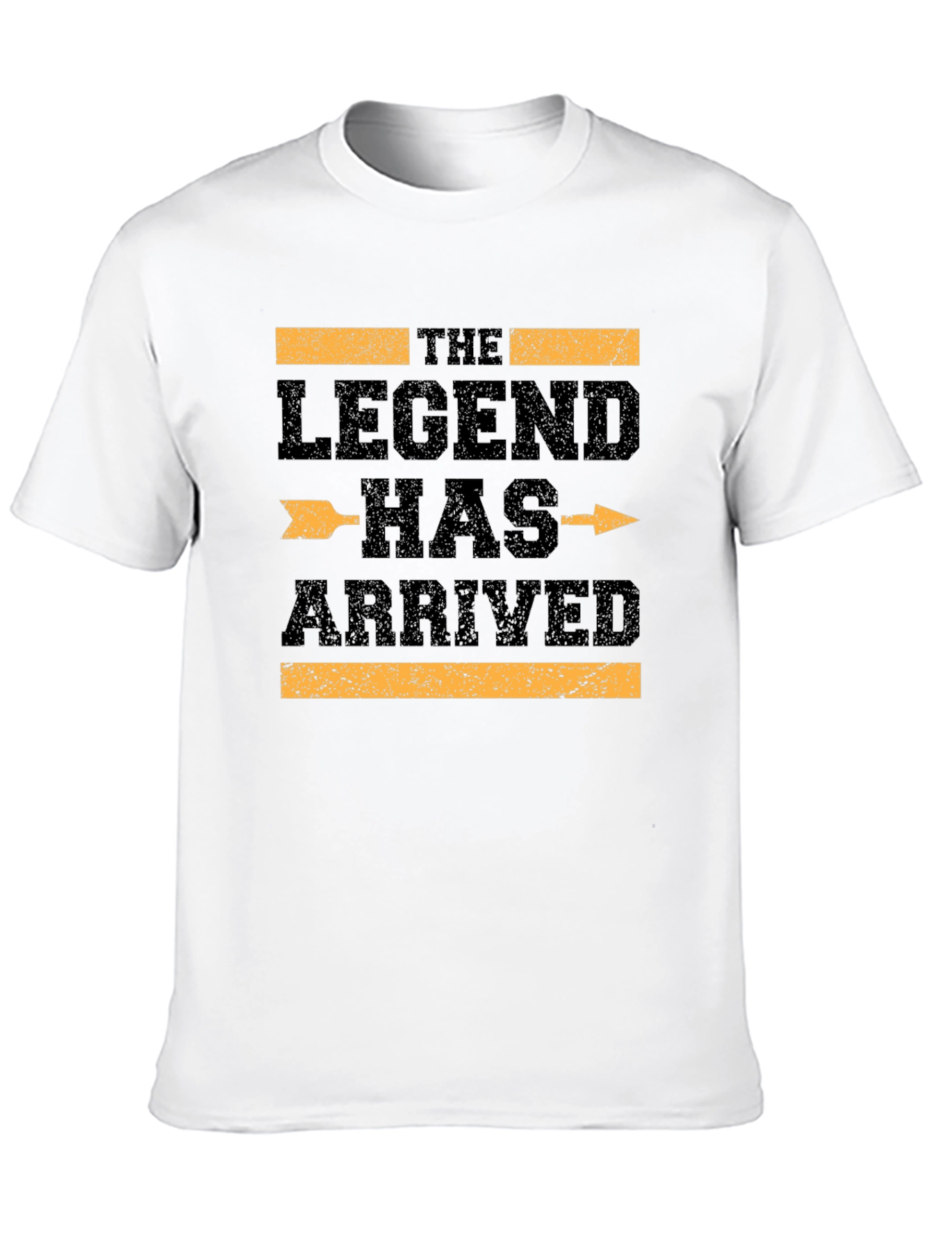 Black The Legend Has Arrived Black Graphic T-Shirt view 10