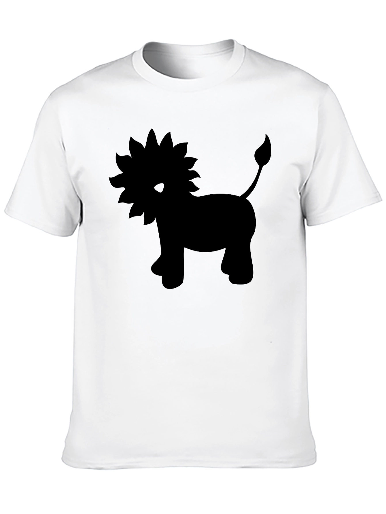 Black Black Lion Graphic Tee - Soft Cotton Blend view 10