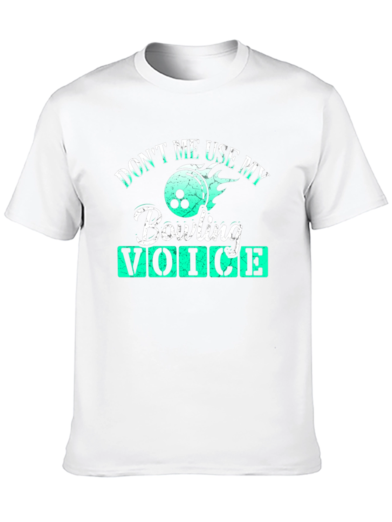 Black Don't Make Me Use My Bowling Voice T-Shirt view 10