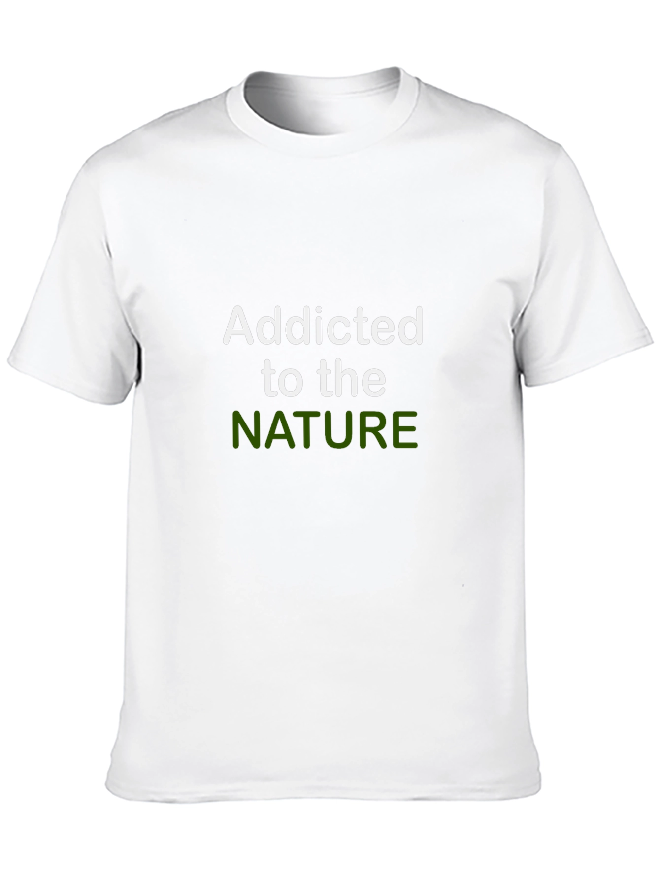 Black Addicted to Nature Graphic Tee view 10