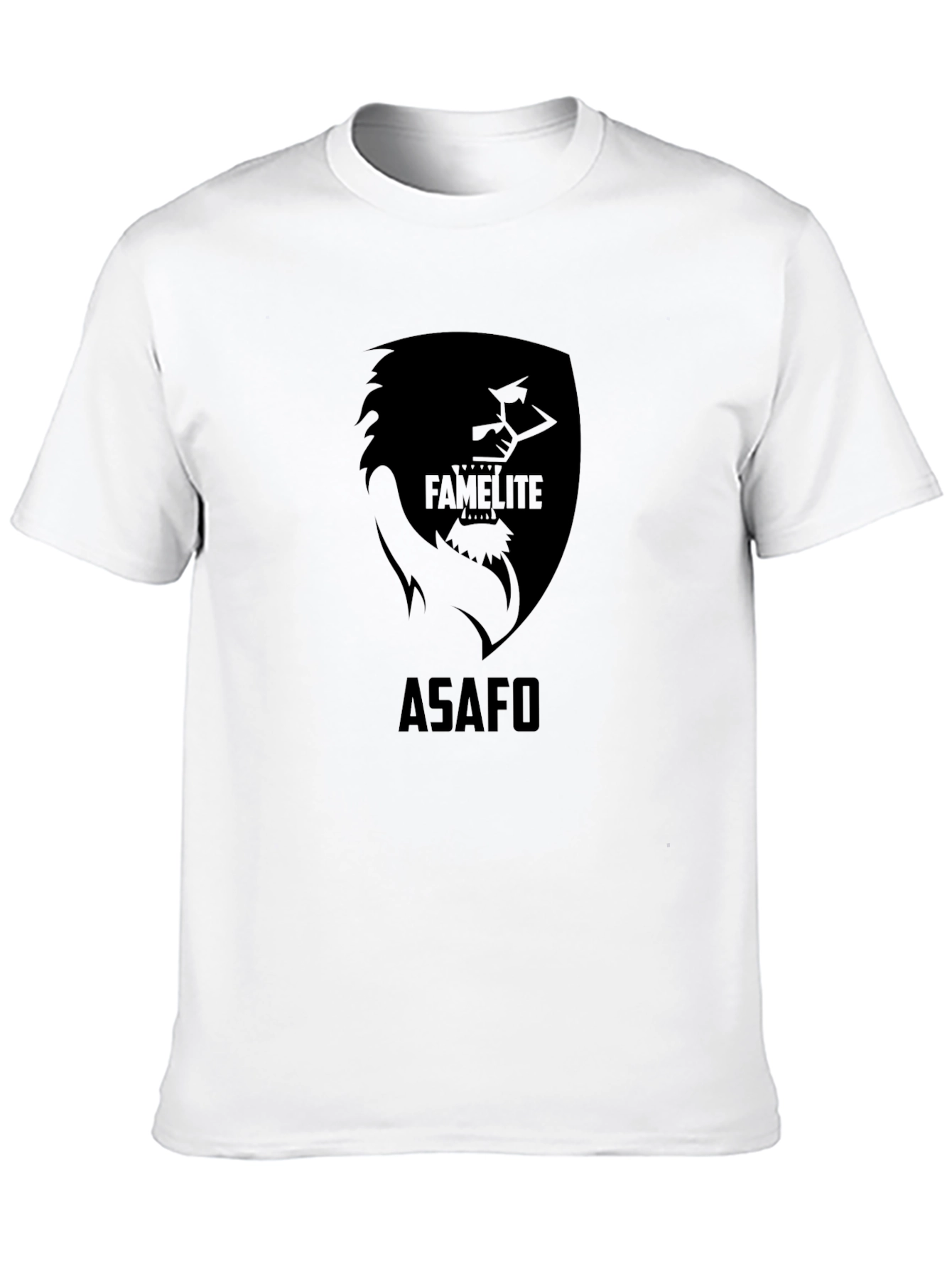 Black Famelite Asafio Black Graphic Tee view 10
