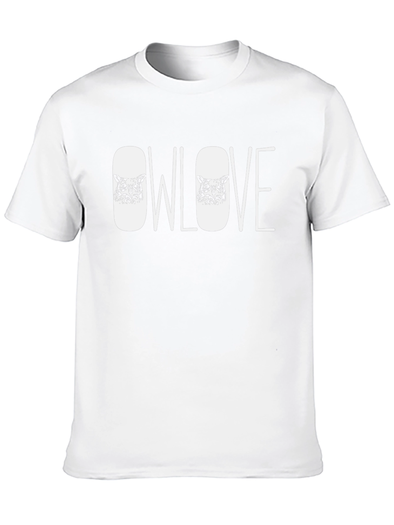 Black Owl Love Graphic Tee - Black Cotton Blend view 10