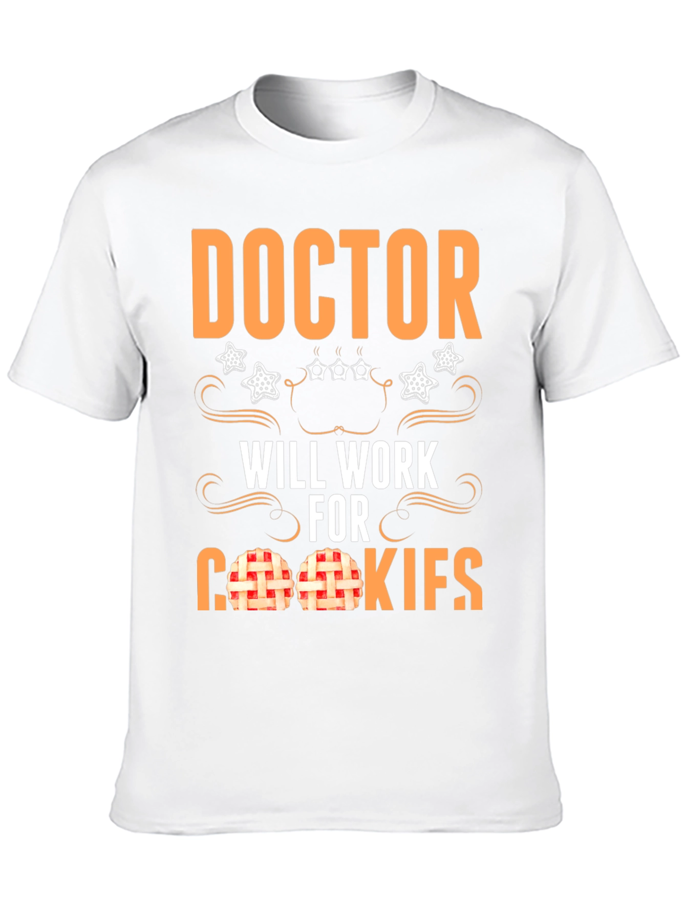 Black Doctor Will Work For Cookies T-Shirt view 10
