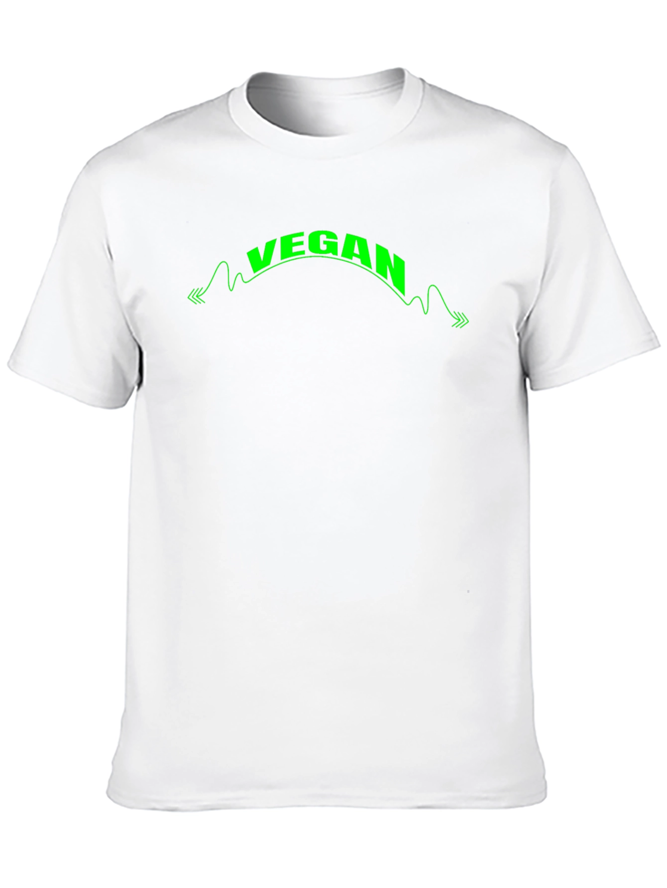 Black Vegan Graphic Print Black T-Shirt view 10