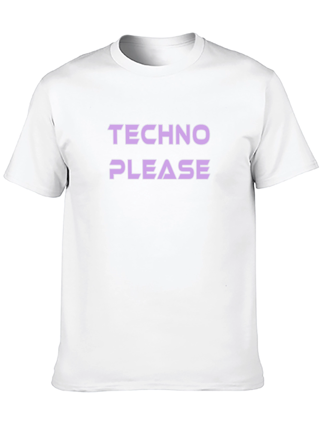 Black Techno Please Black T-Shirt view 10