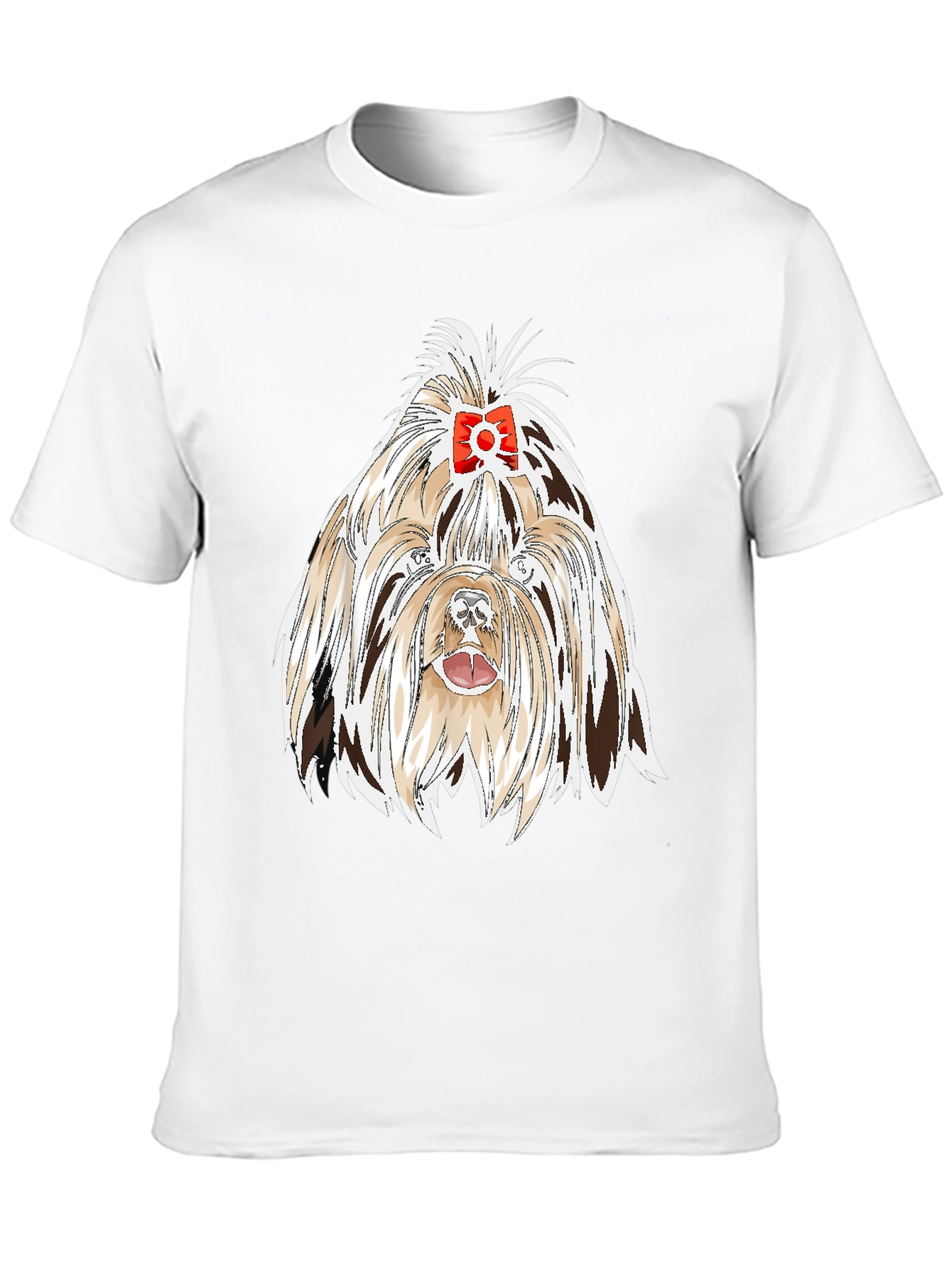 Black Dog Lover T-Shirt - Cute Shih Tzu Graphic Tee view 10