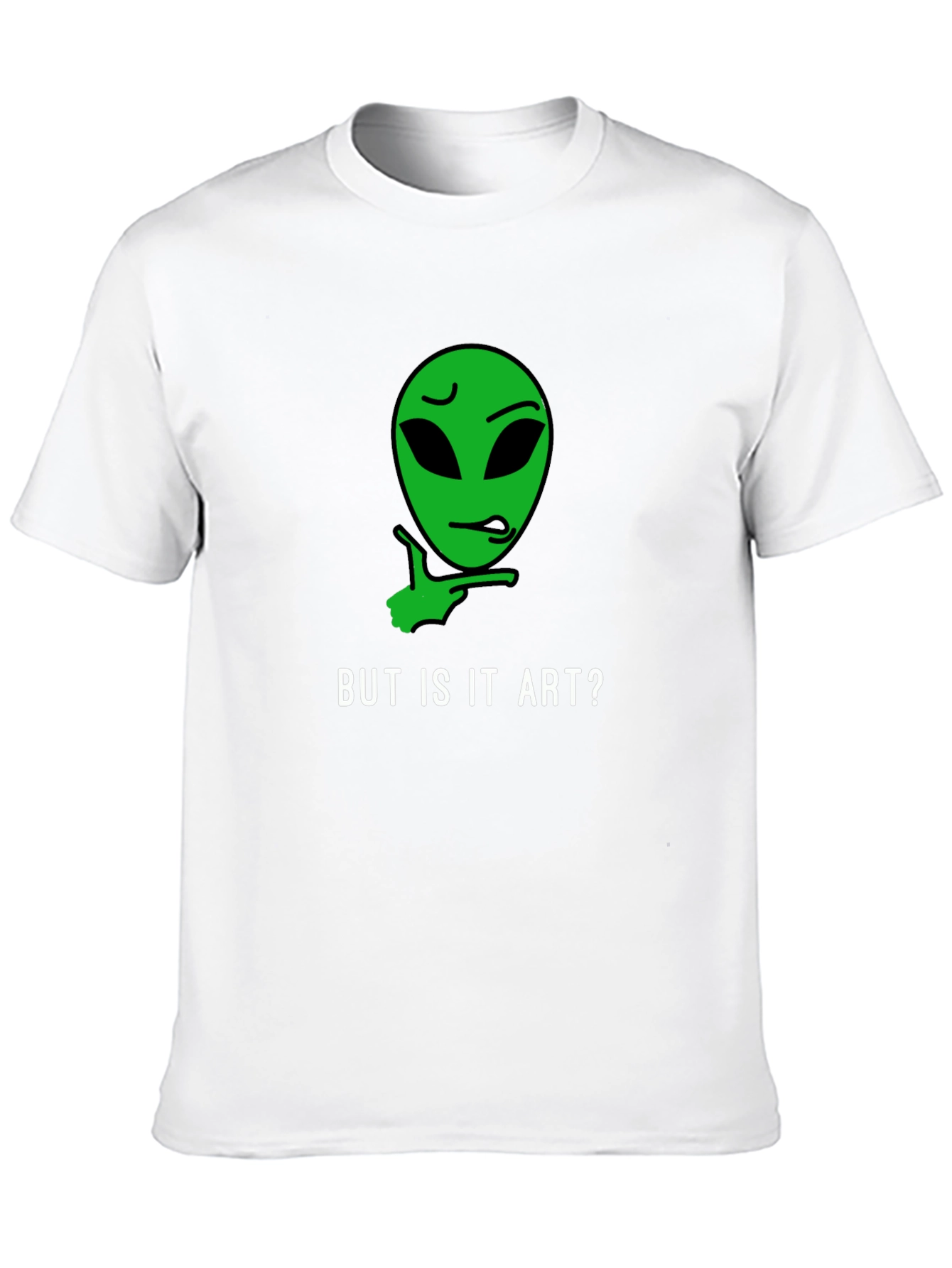 Black But Is It Art? Alien Graphic Tee - Black view 10