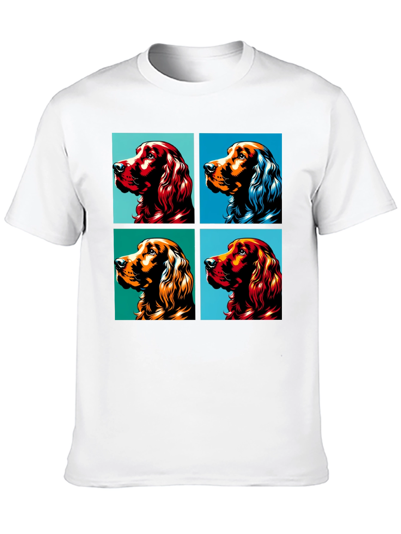 Black Dog Breed Pop Art Black Graphic Tee view 10