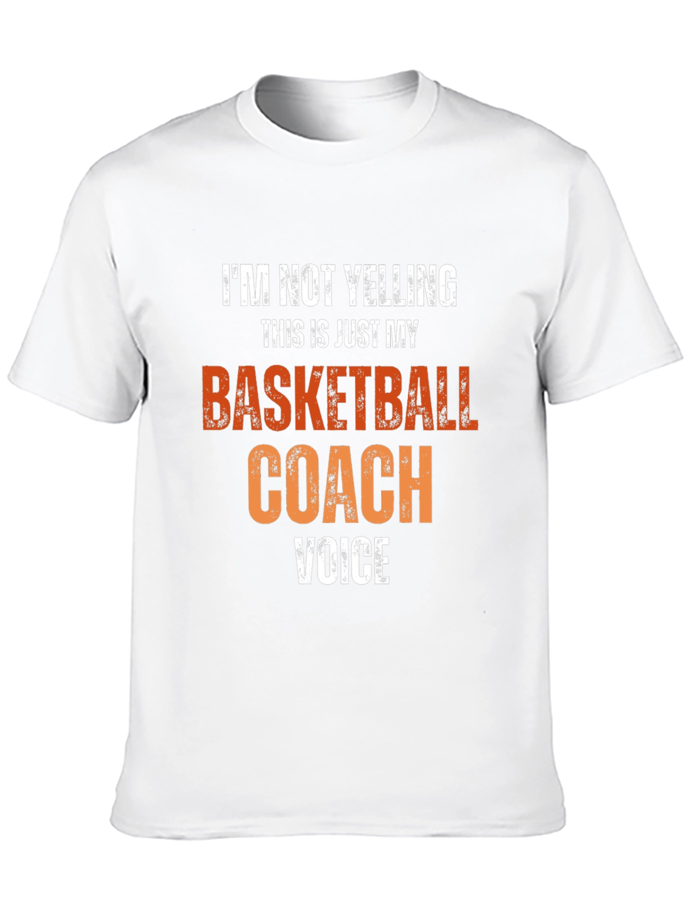 Black Basketball Coach Voice T-Shirt view 10