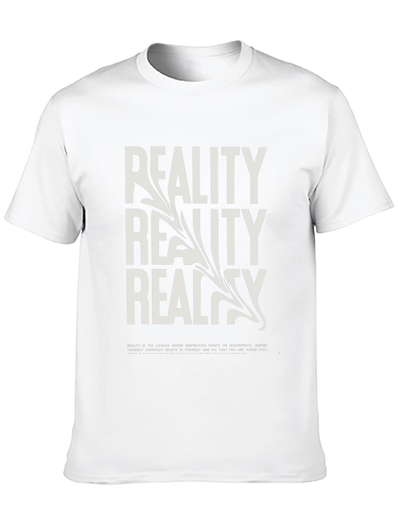 Black Reality Graphic Print Black T-Shirt view 10