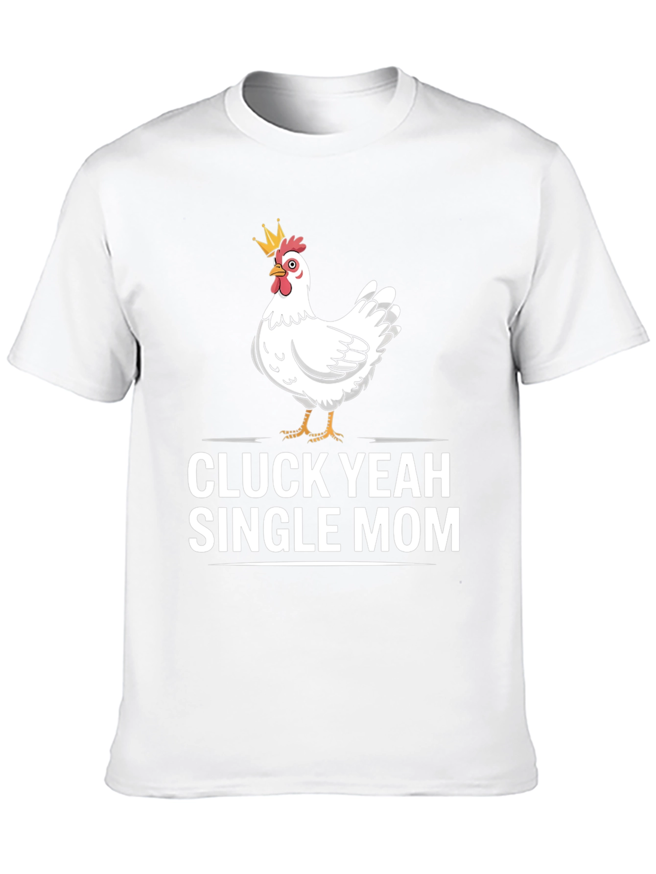 Black Cluck Yeah Single Mom T-Shirt view 10