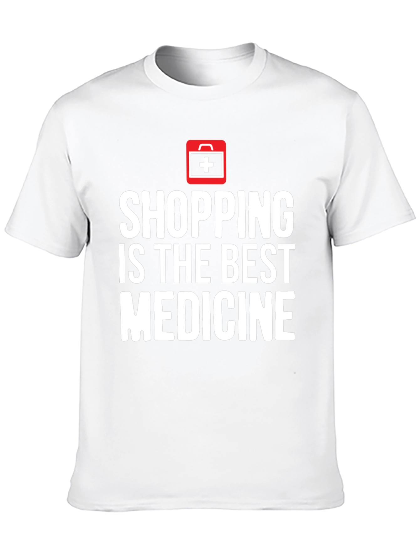 Black Shopping is the Best Medicine T-Shirt view 10