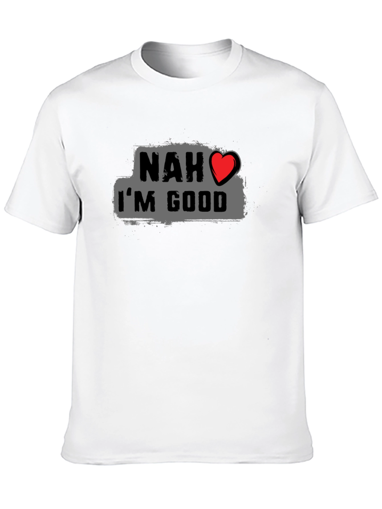 Black Nah I'm Good Graphic Tee view 10