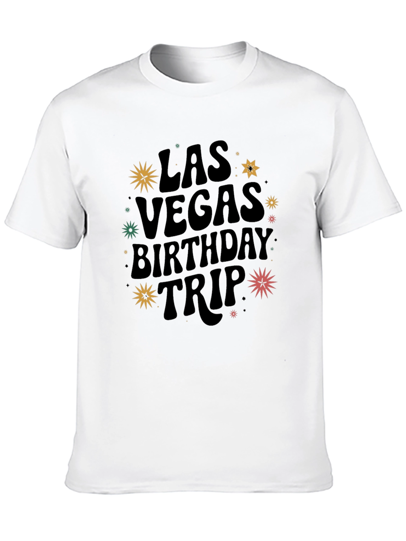 Black Las Vegas Birthday Trip Graphic Tee view 10