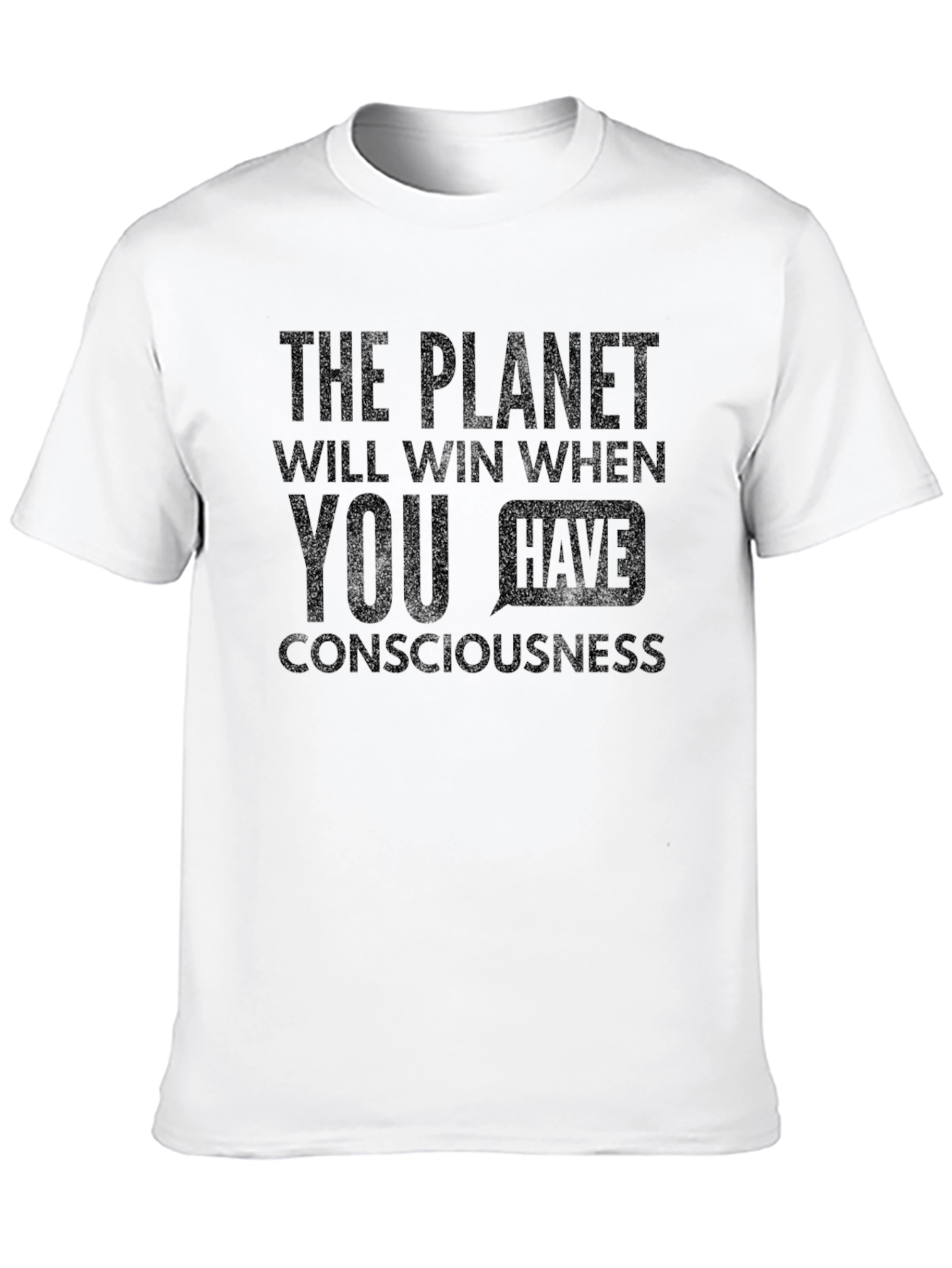 Black Consciousness Graphic Print T-Shirt - Black view 10