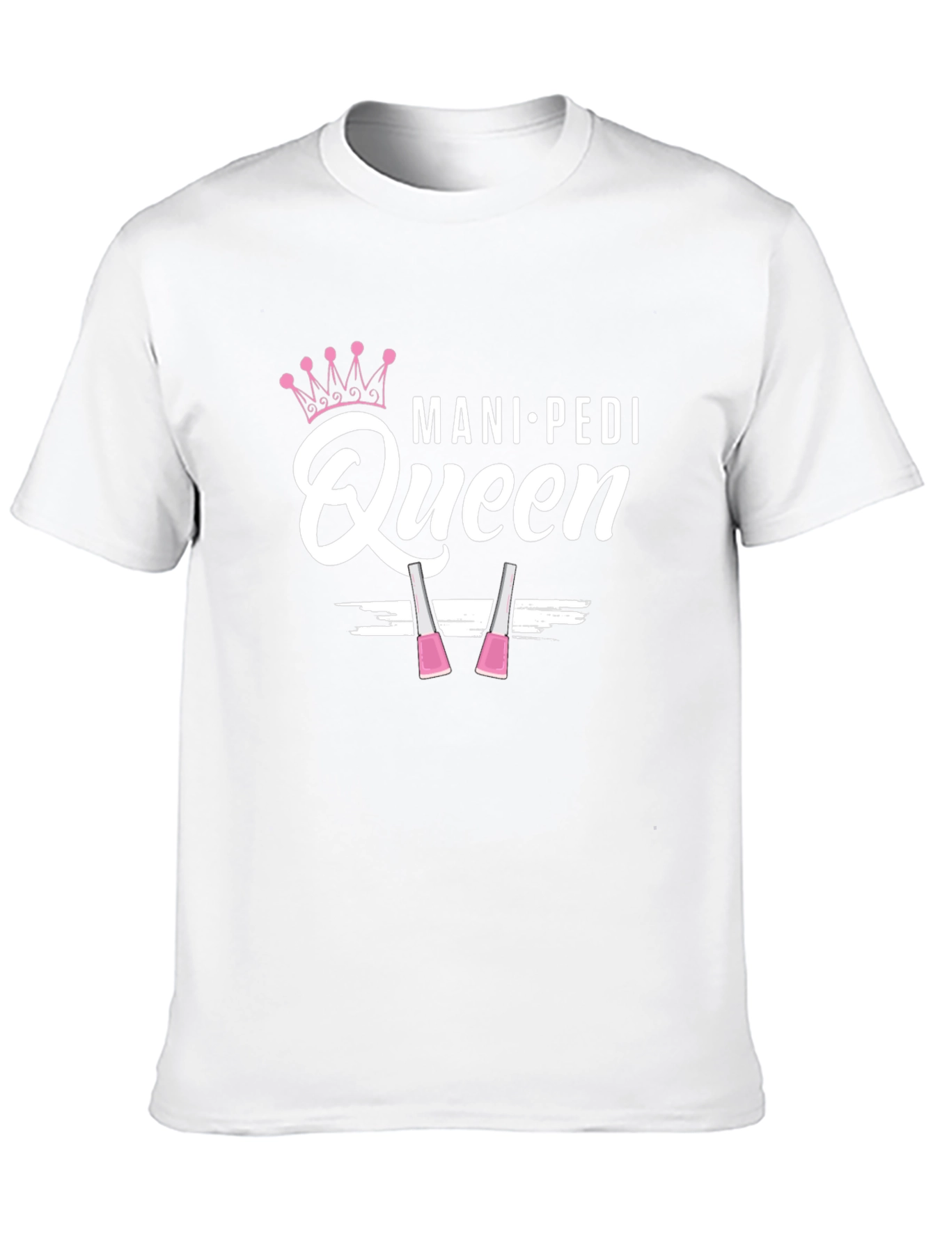 Black Mani-Pedi Queen Graphic T-Shirt view 10