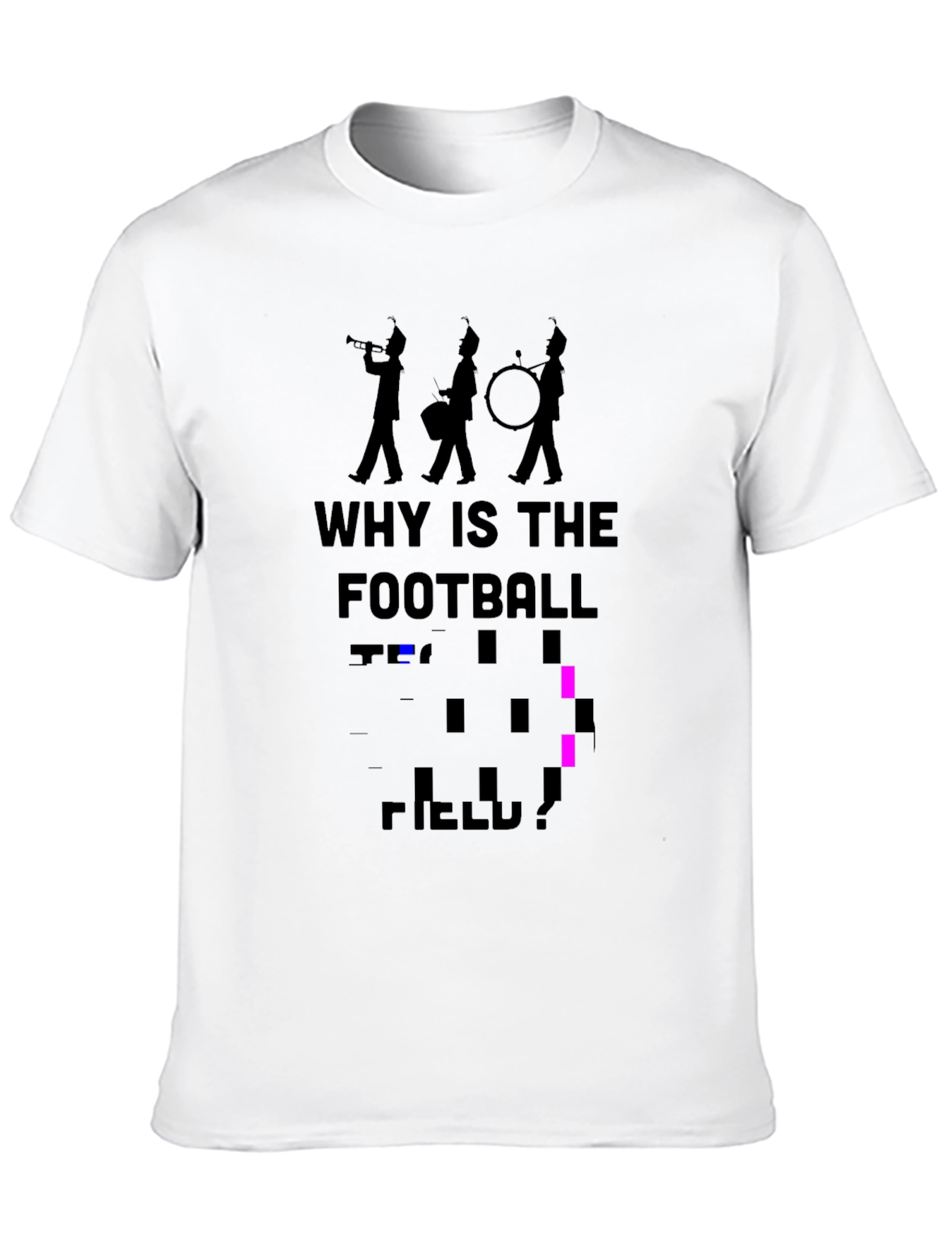 Black Marching Band T-Shirt - Why is the Football Team Here? view 10