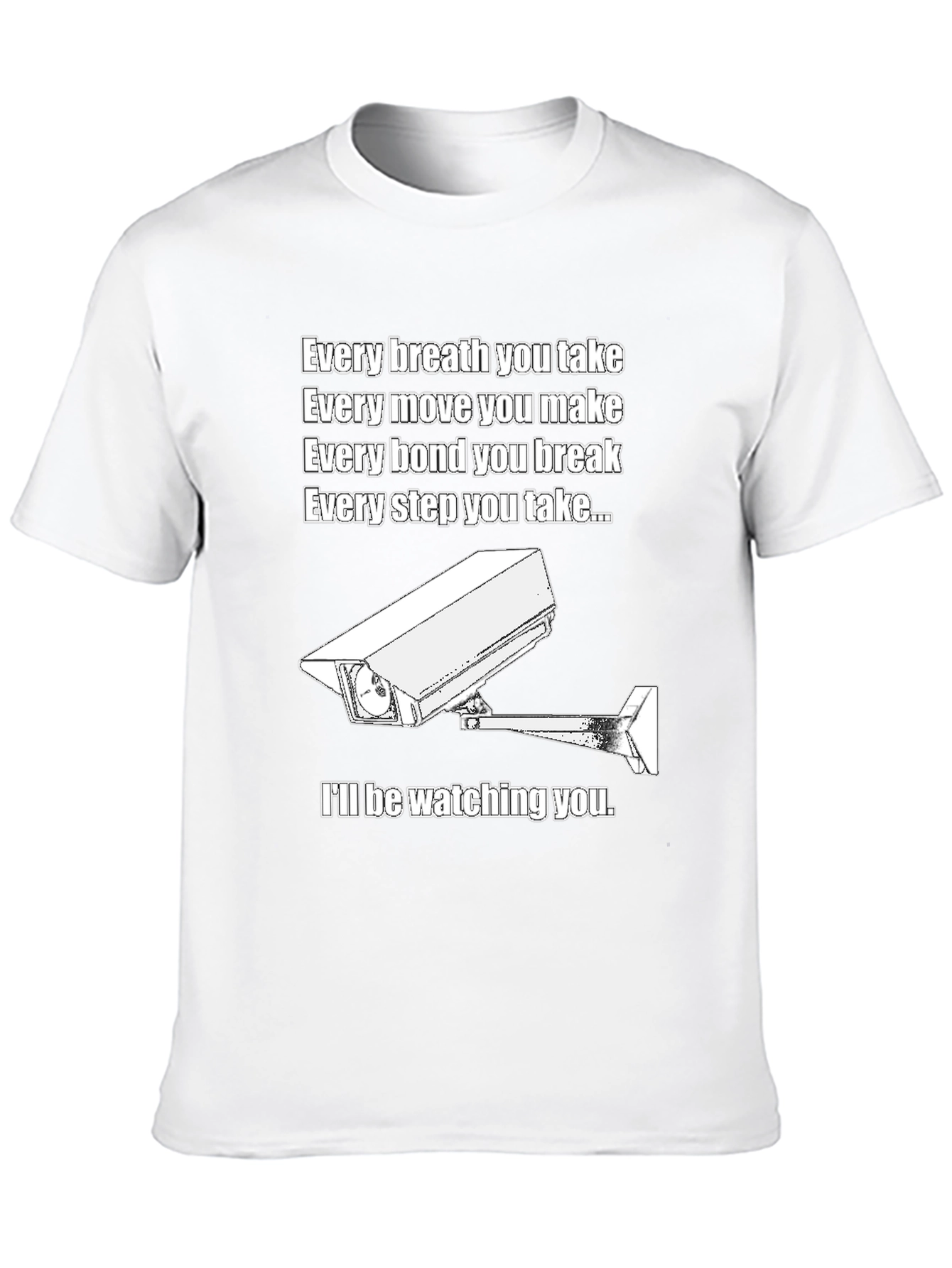 Black Every Breath You Take Graphic T-Shirt view 10