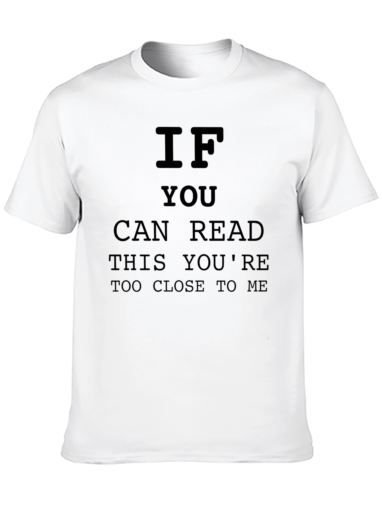 Black Funny If You Can Read This Tee view 10