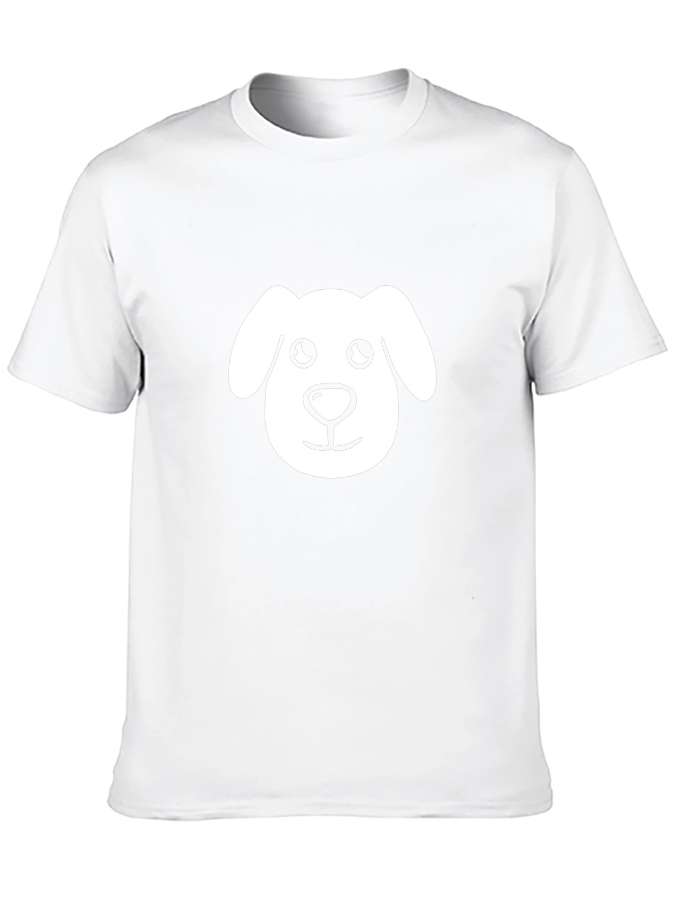 Black Cute Dog Graphic Black T-Shirt view 10