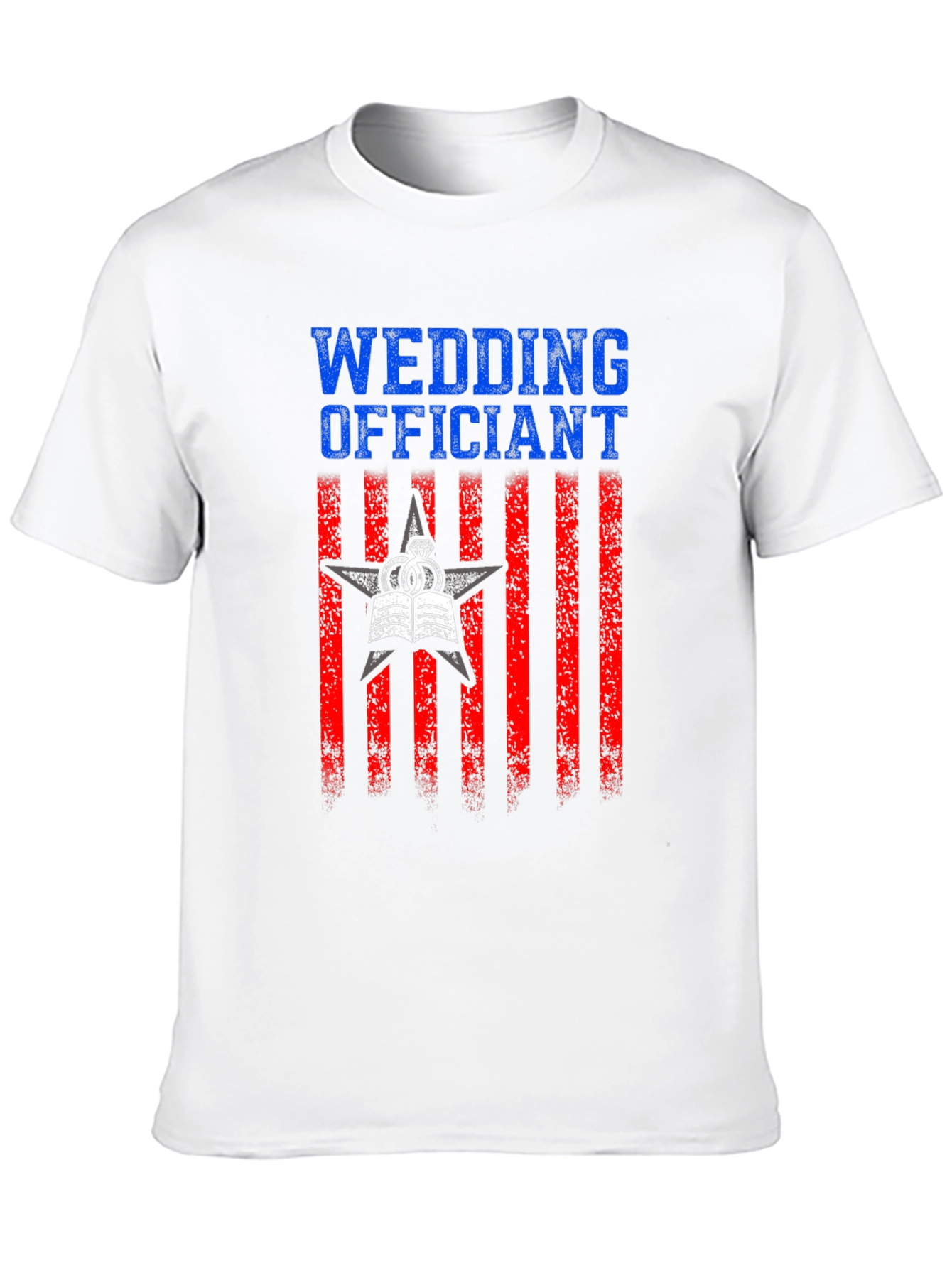 Black Wedding Officiant Graphic T-Shirt view 10
