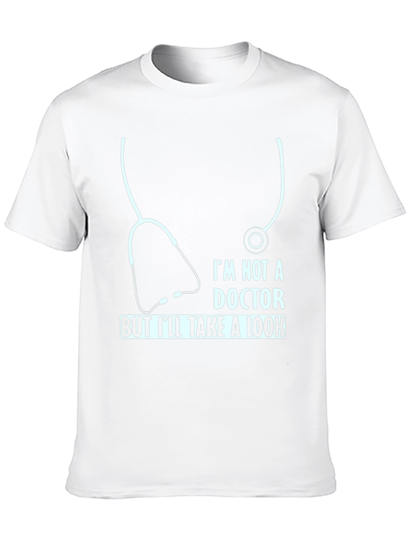 Black Funny Doctor T-Shirt - I'm Not A Doctor But I'll Take A Look view 10