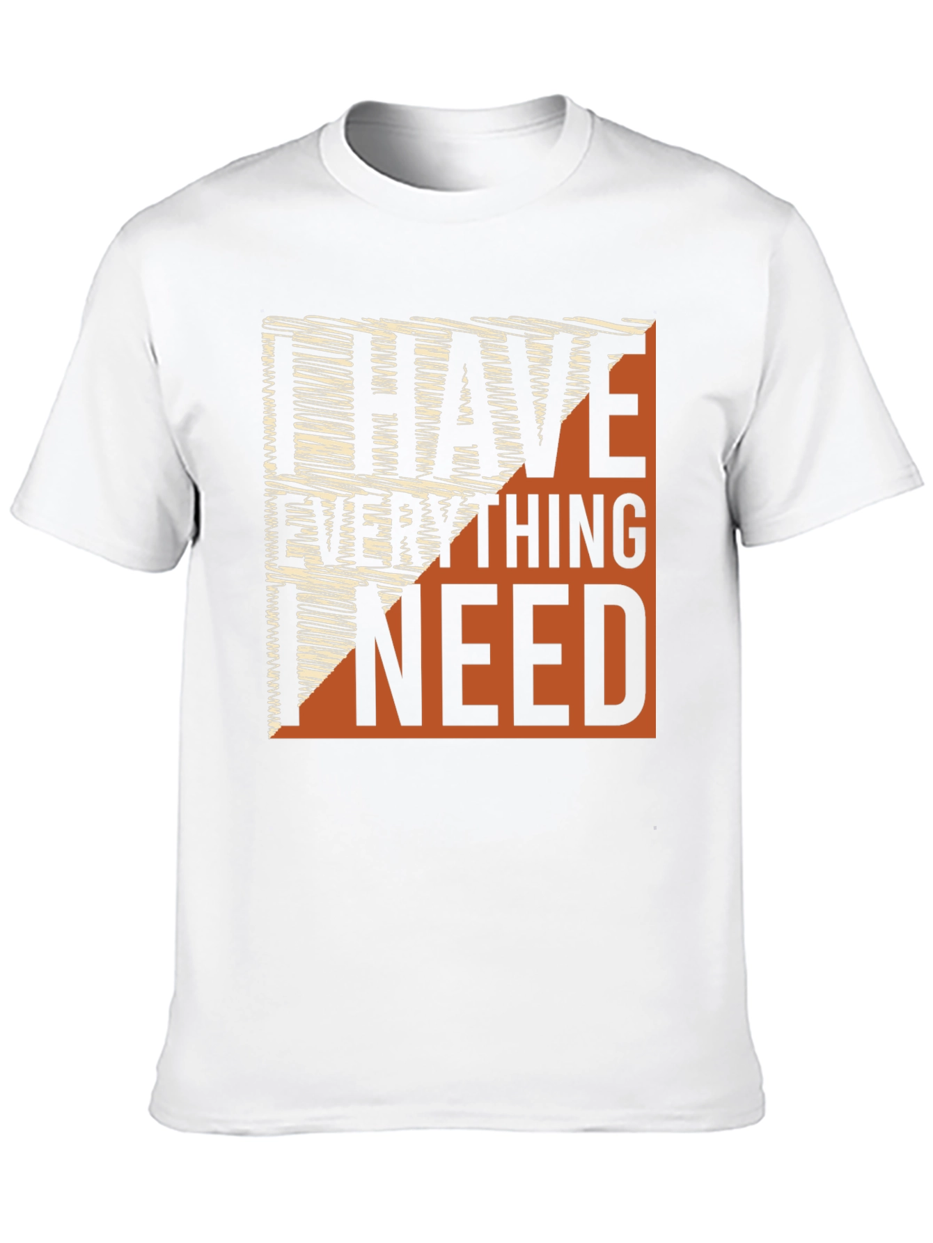 Black I Have Everything I Need Graphic Tee view 10