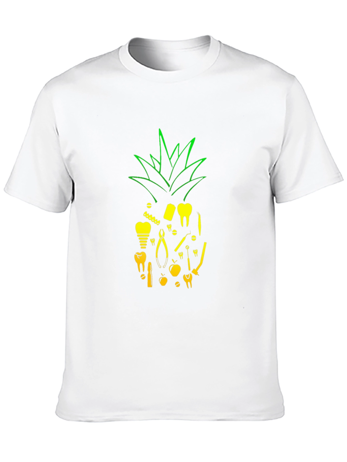 Black Dentist Pineapple T-Shirt view 10