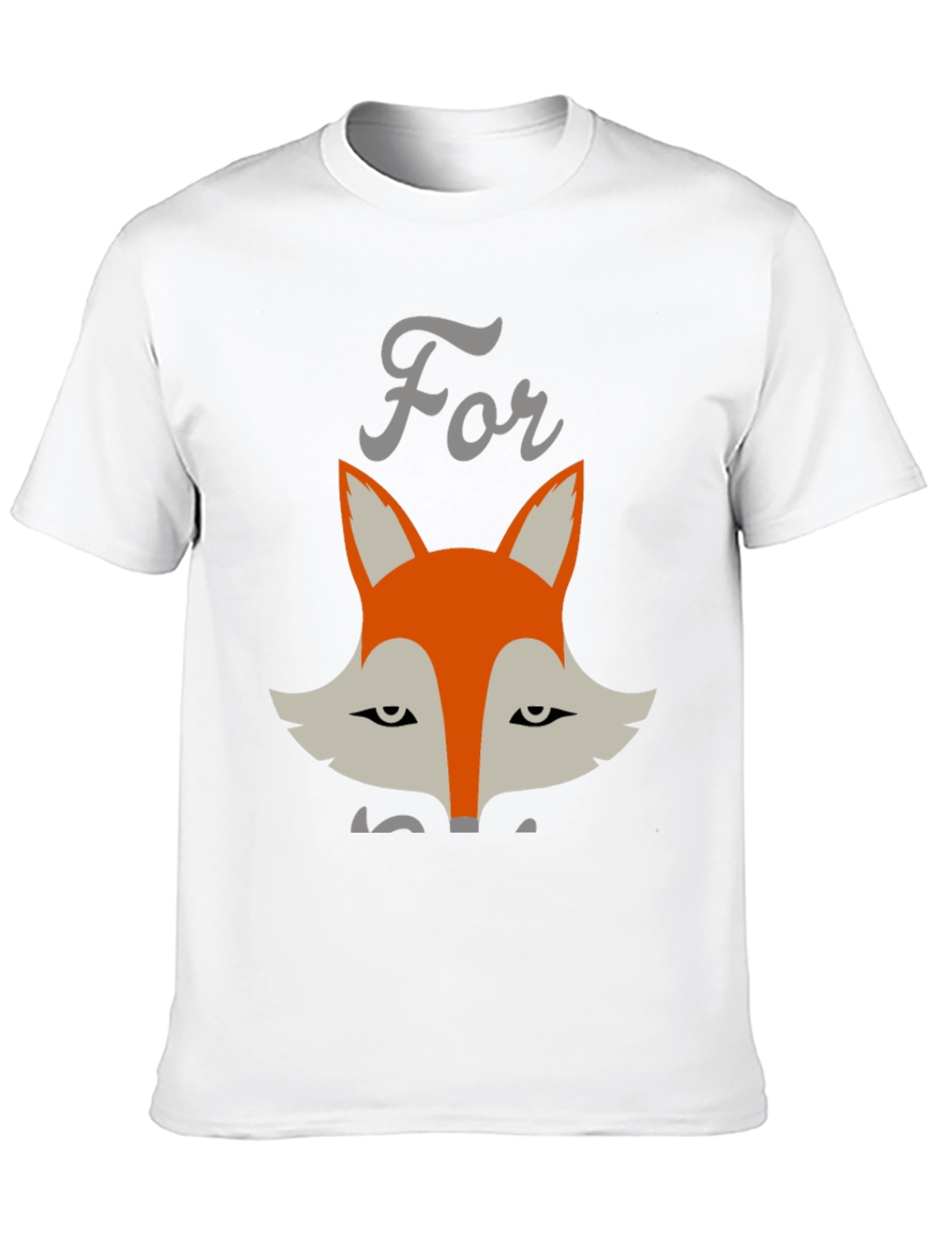 Black Funny Fox Graphic T-Shirt - Unisex Cotton Tee view 10