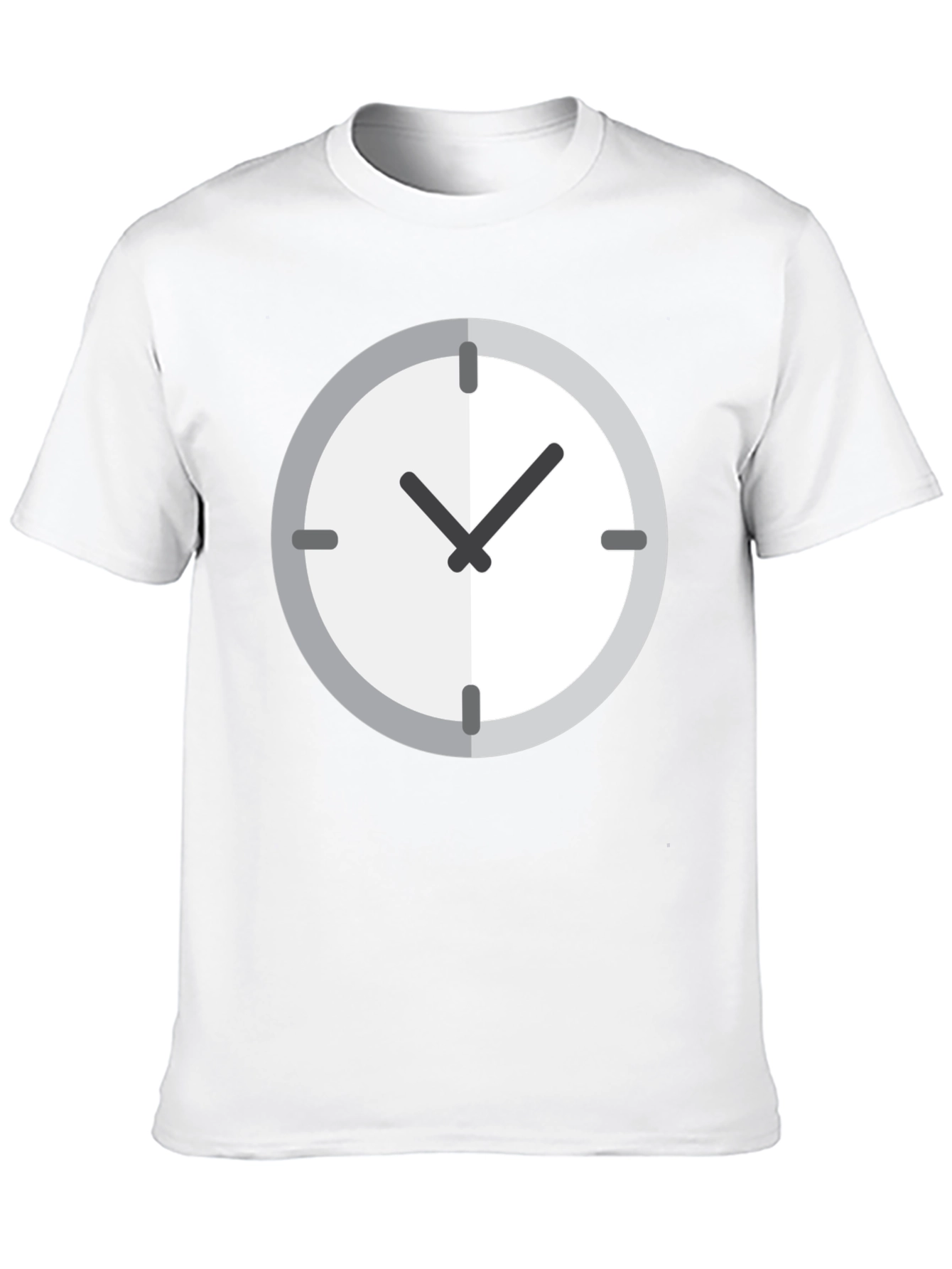 Black Time T-Shirt - Classic Clock Graphic Tee view 10