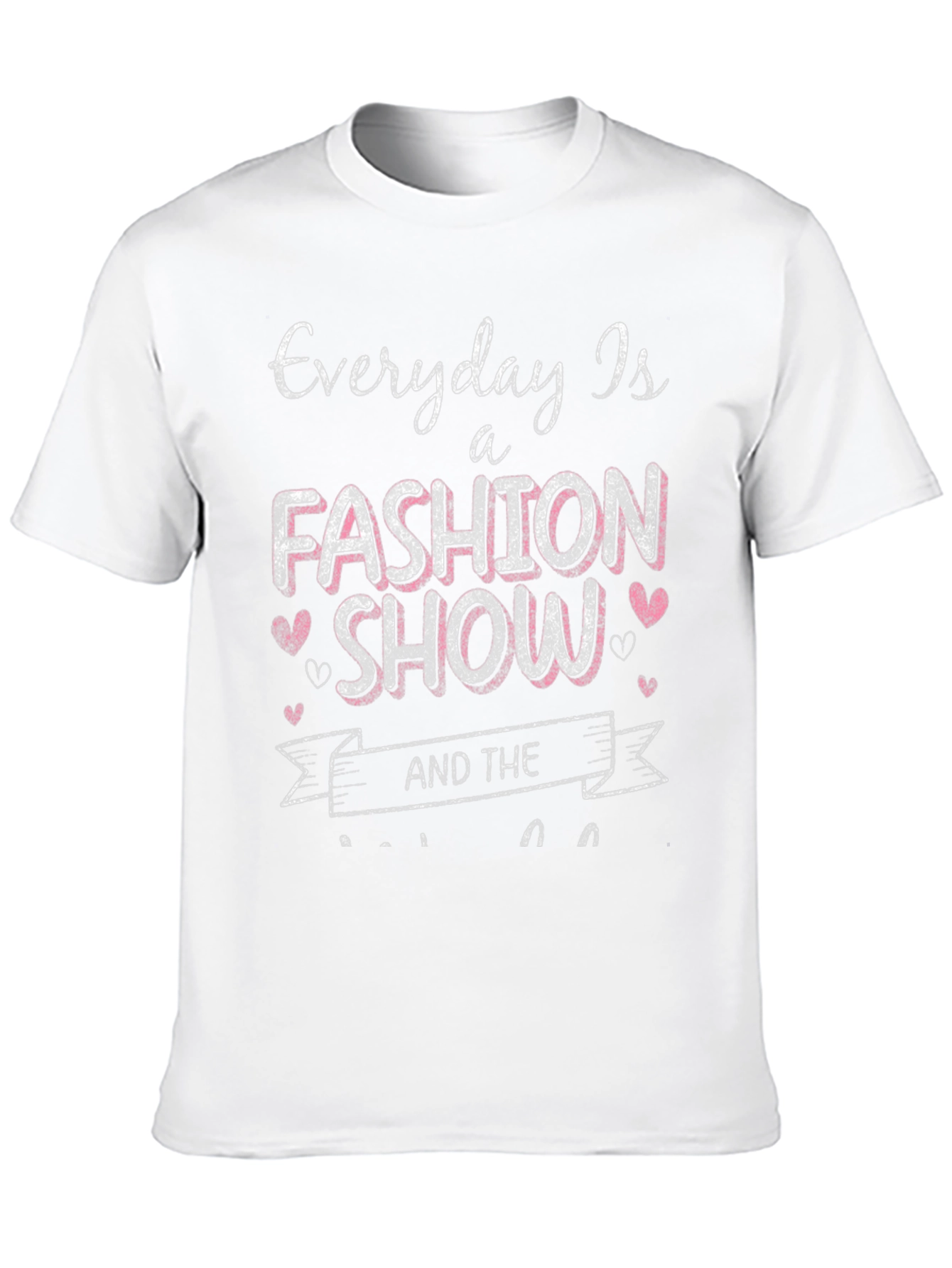 Black Everyday is a Fashion Show Black Tee view 10