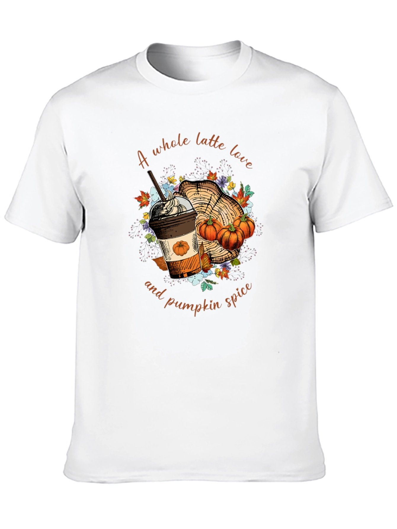 Black Latte Love & Pumpkin Spice Graphic Tee view 10
