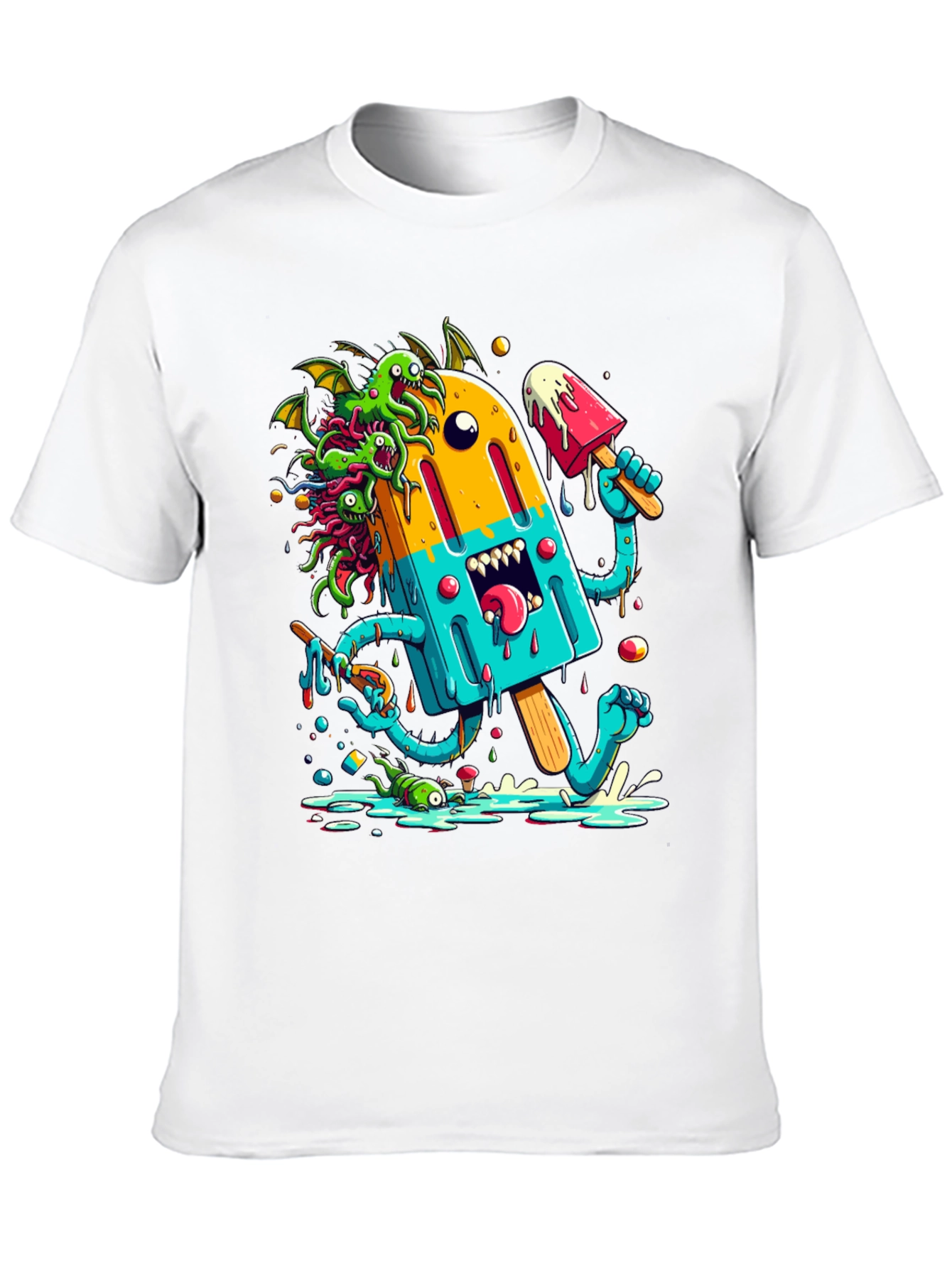 Black Monster Ice Cream T-Shirt view 10