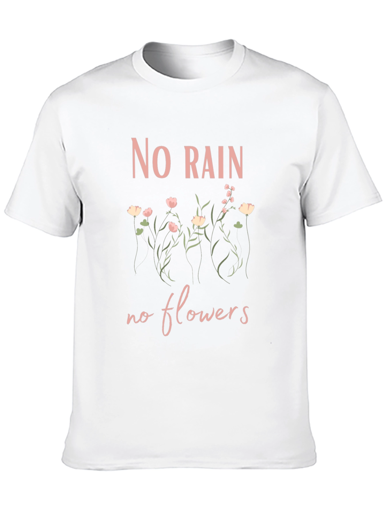 Black No Rain No Flowers Graphic Tee - Trendy Shirt view 10