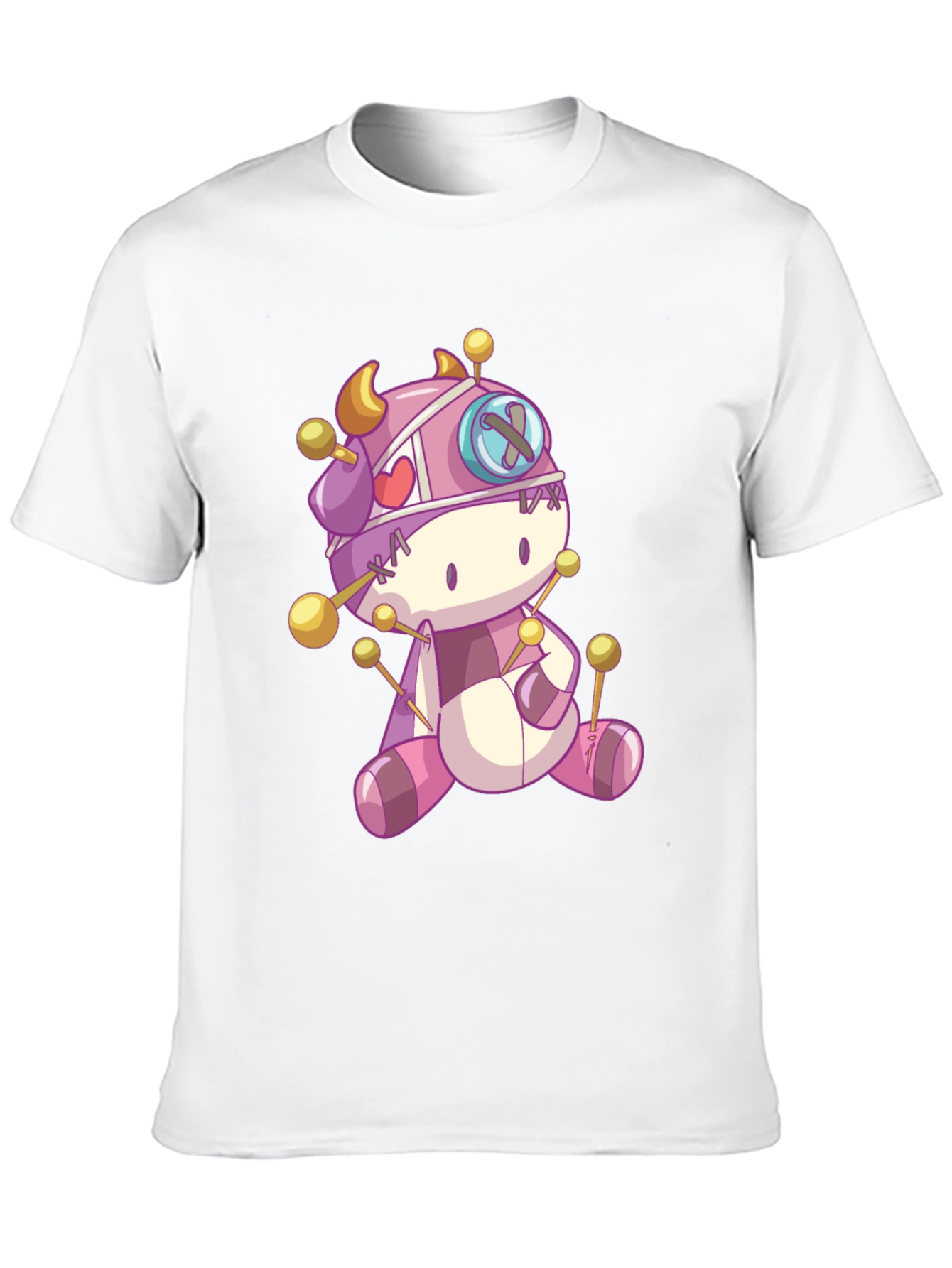 Black Voodoo Doll Graphic Tee - Unique Design, Soft Cotton view 10