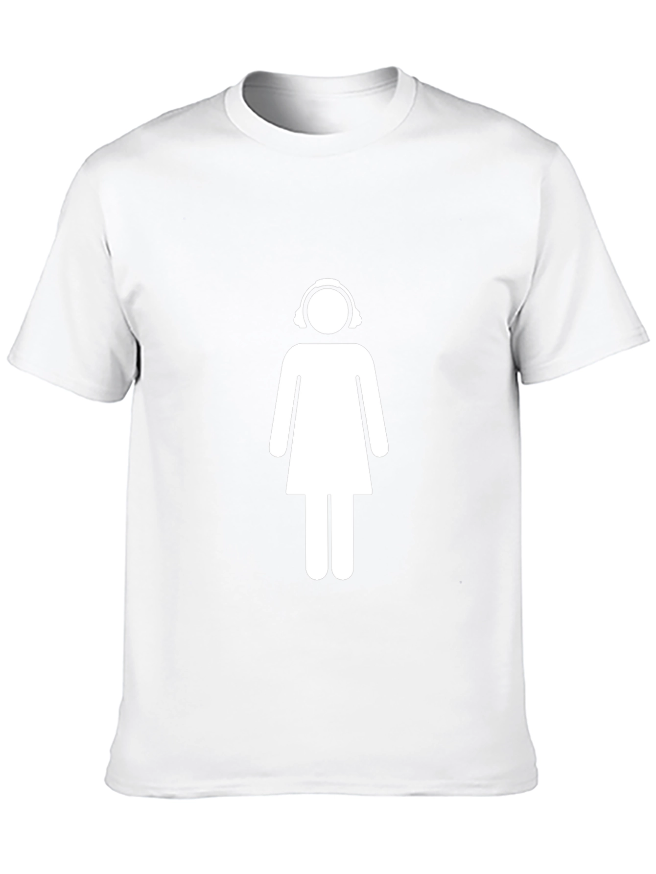 Black DJ Girl Graphic Black T-Shirt view 10