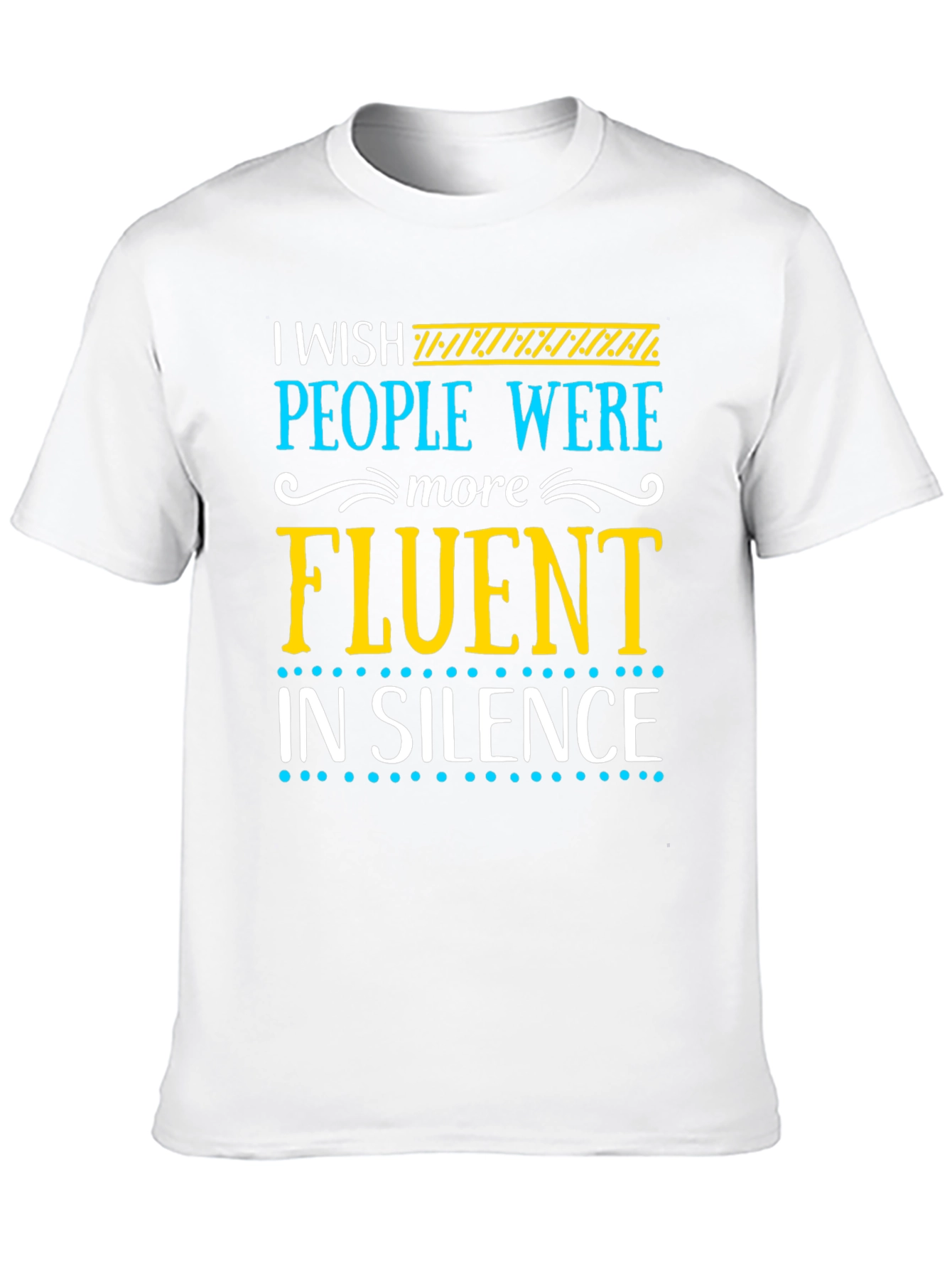 Black Fluent In Silence Graphic T-Shirt view 10